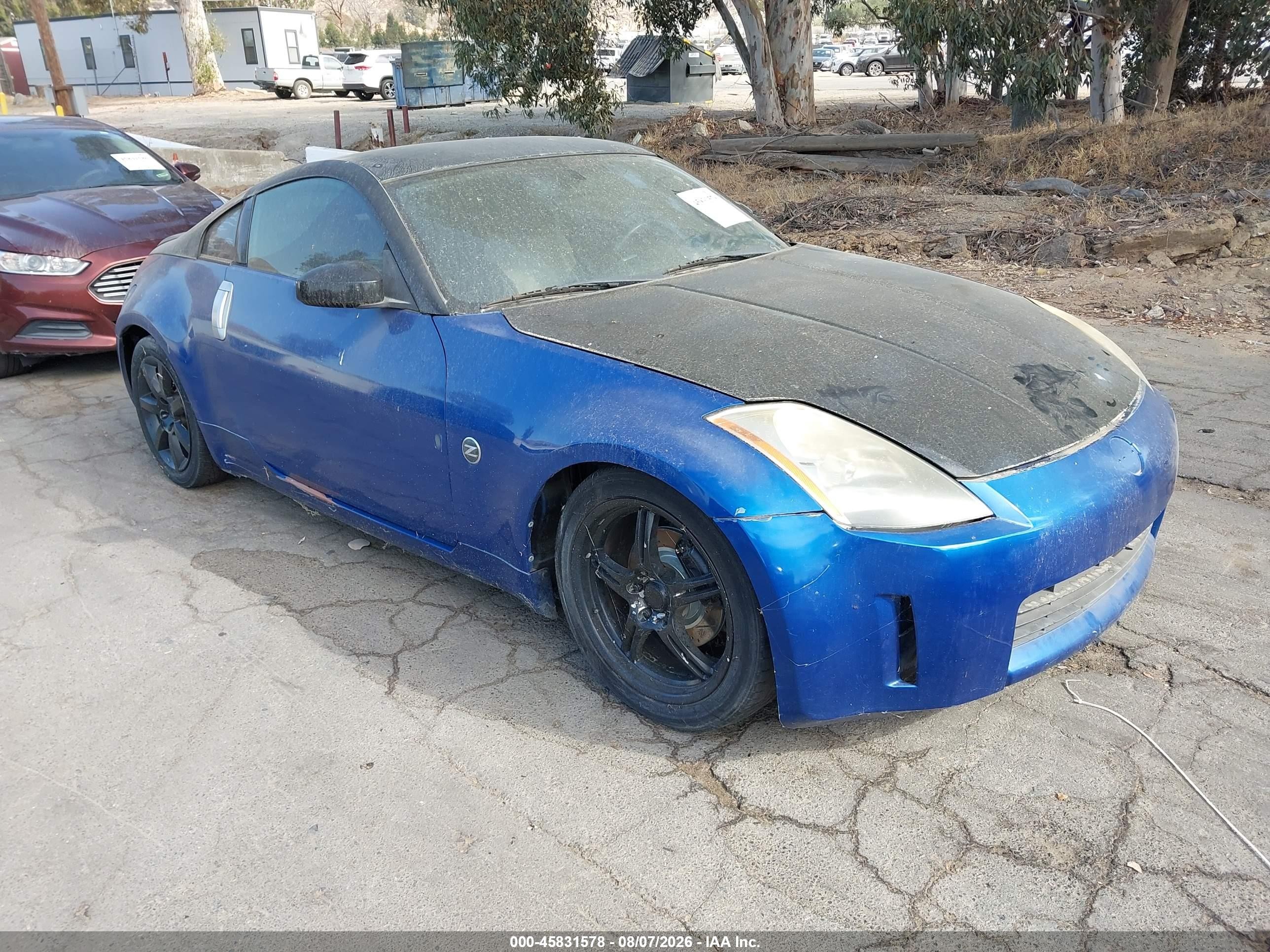 2003 Nissan 350z Touring Blue vin: JN1AZ34E63T016792