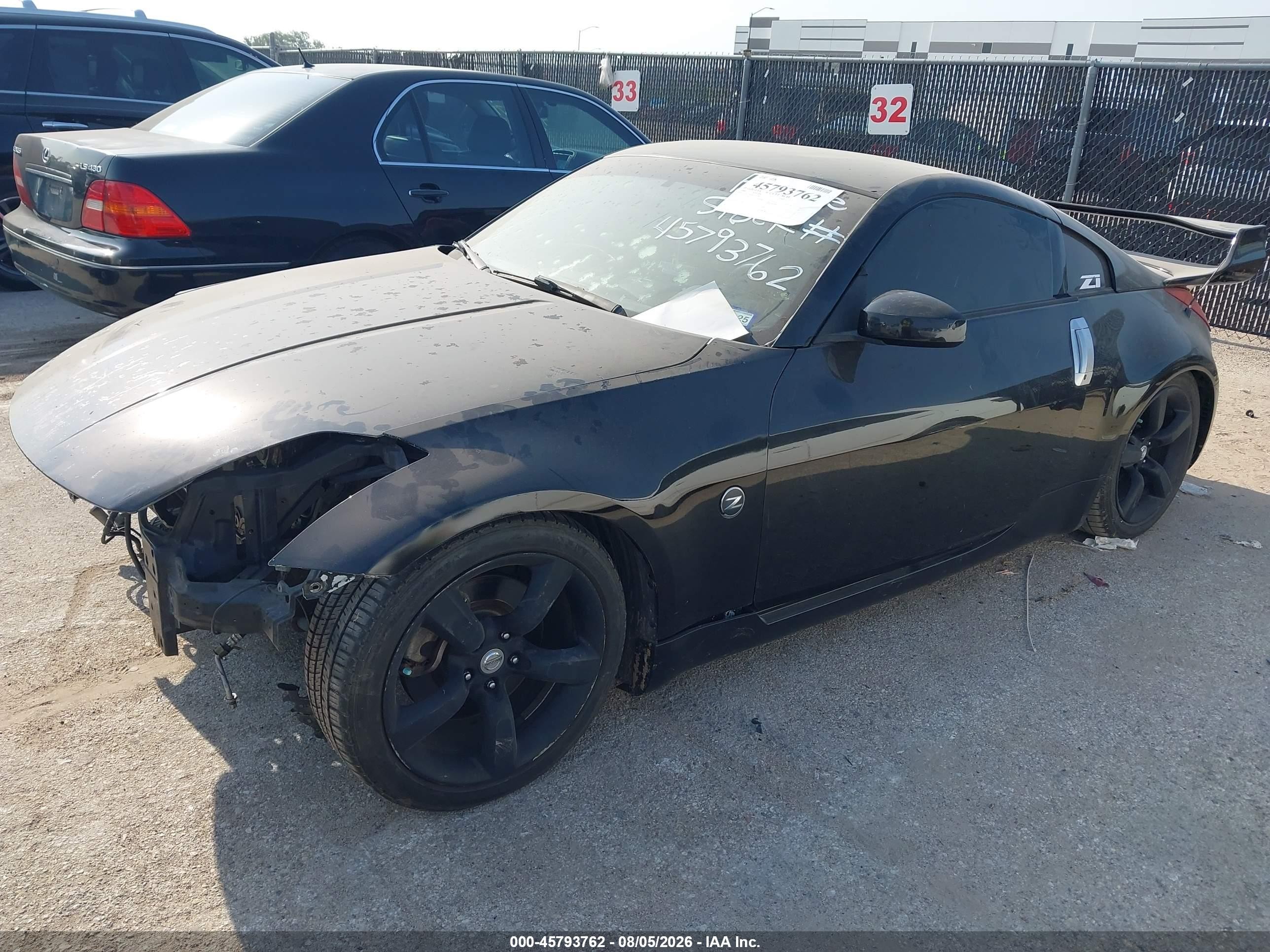 2006 Nissan 350z Touring Черный vin: JN1AZ34E66M350108