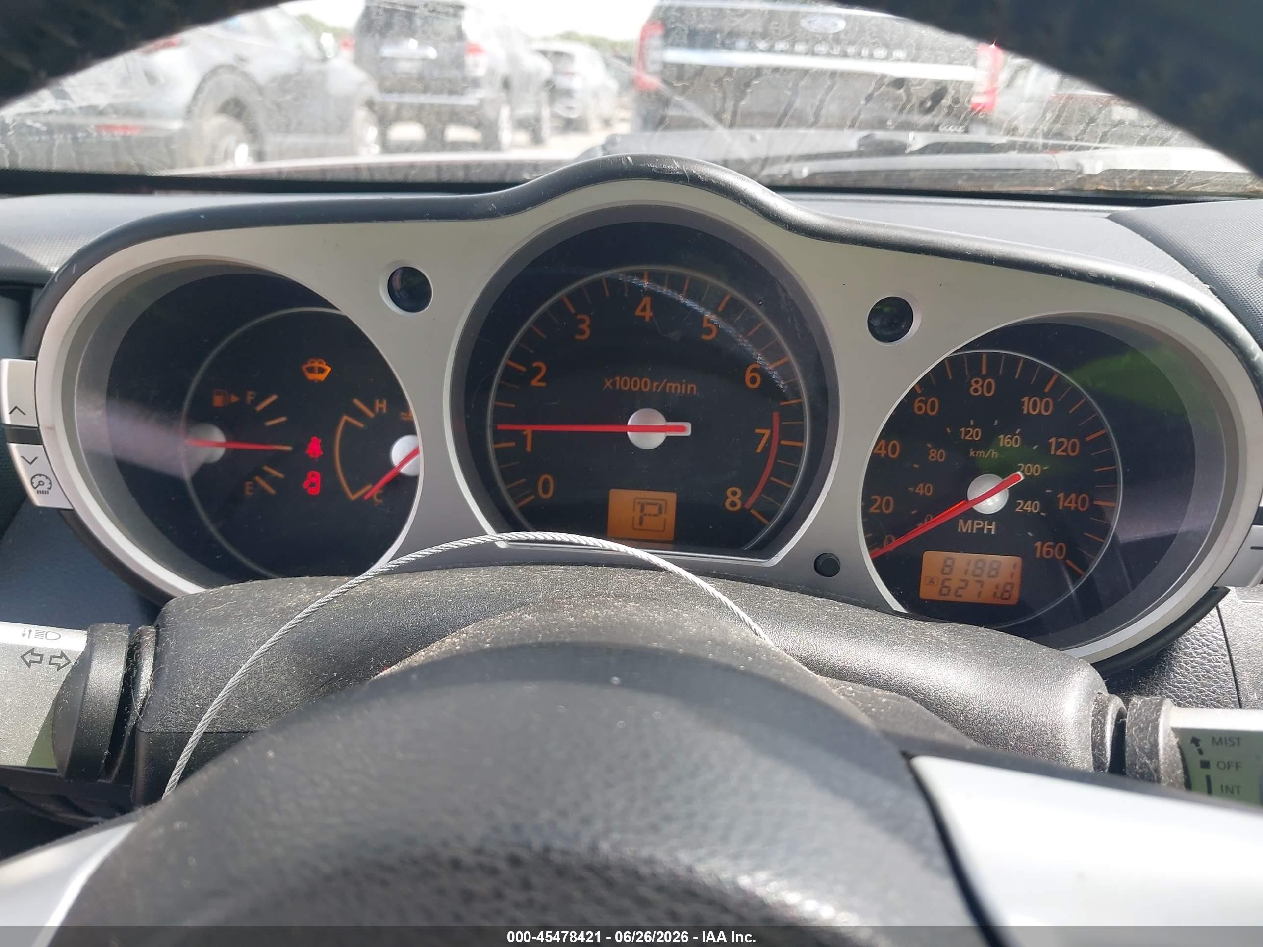 2006 Nissan 350z Grand Touring Purple vin: JN1AZ34E66M350867