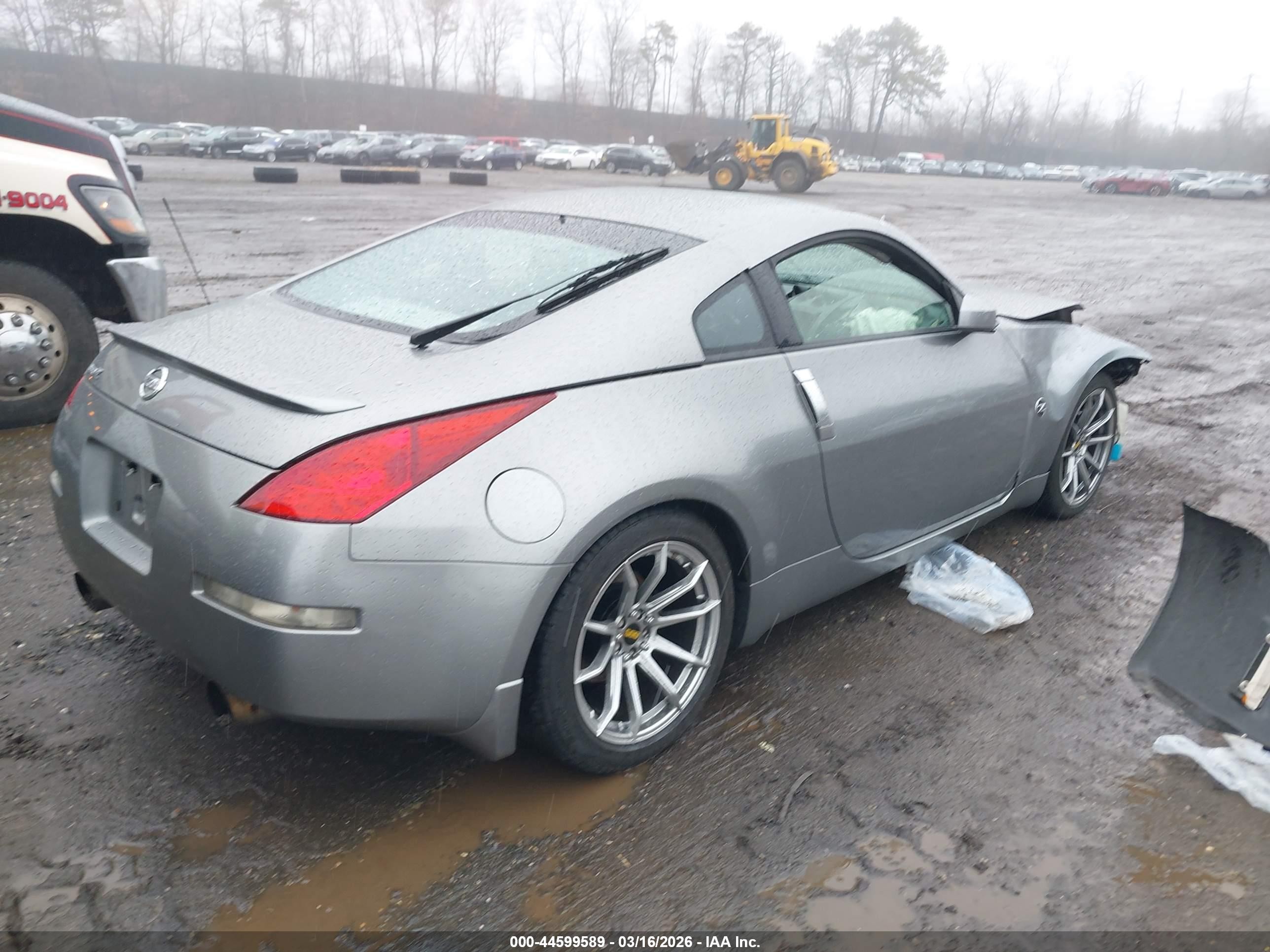 2003 Nissan 350z Touring Gray vin: JN1AZ34E73T021287