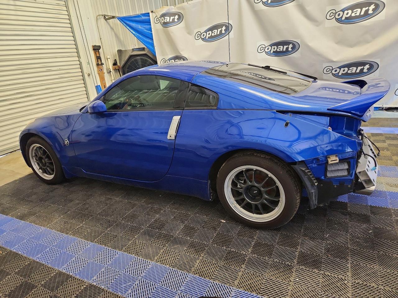 2005 Nissan 350z Base Blue vin: JN1AZ34E75M651176