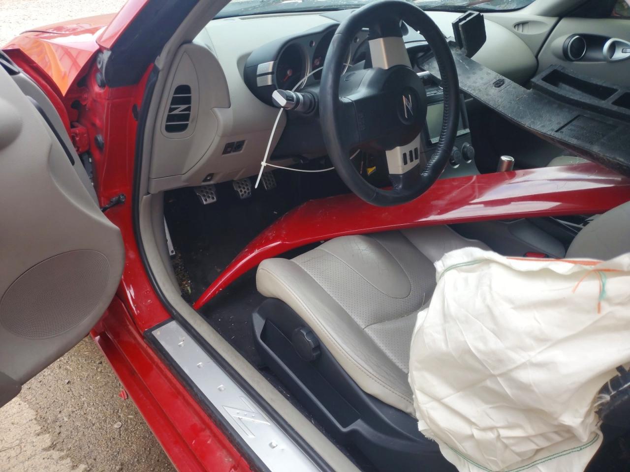 2003 Nissan 350z Coupe Red vin: JN1AZ34E83T015109