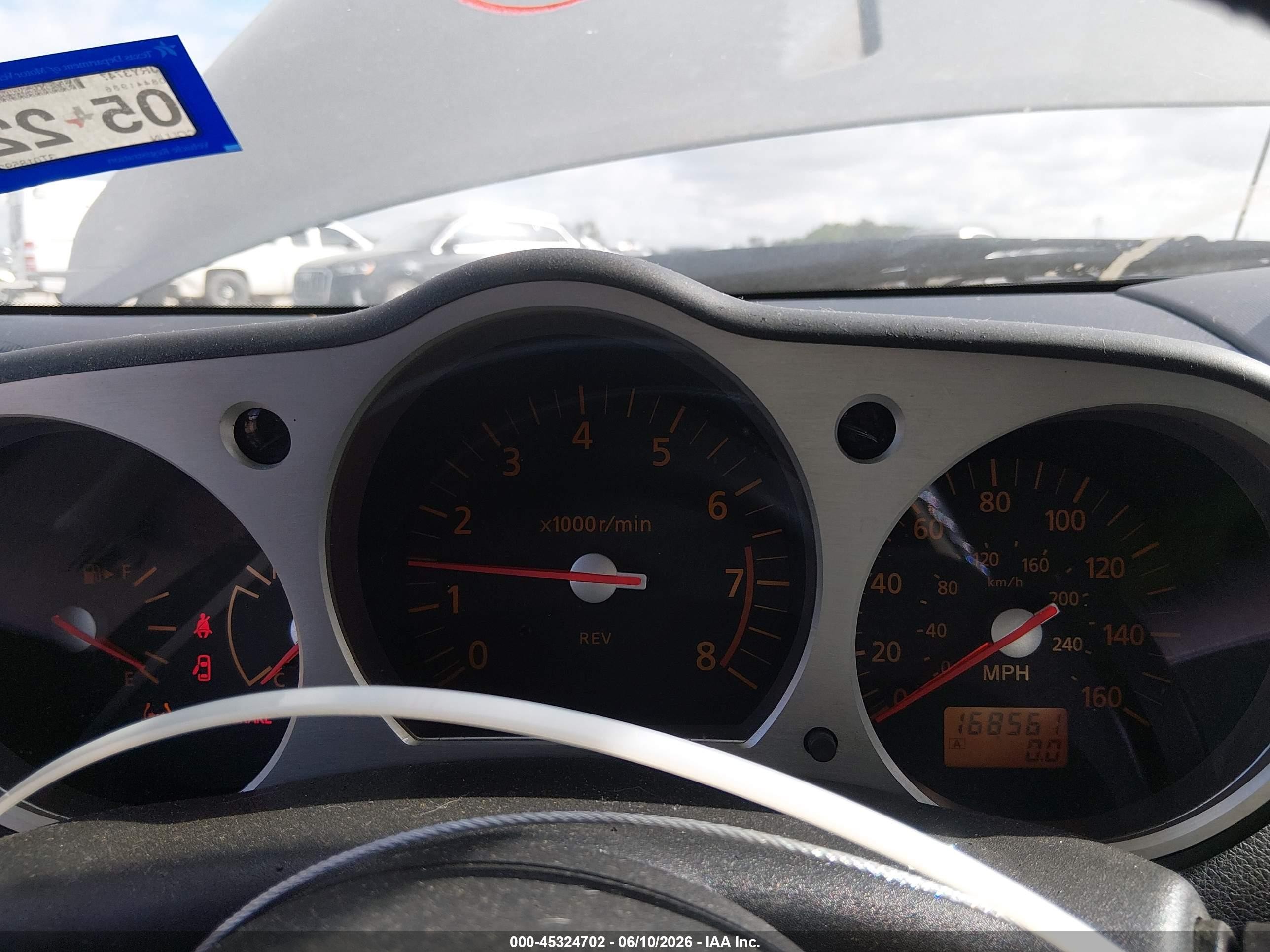 2003 Nissan 350z Track Серебряный vin: JN1AZ34E83T018592