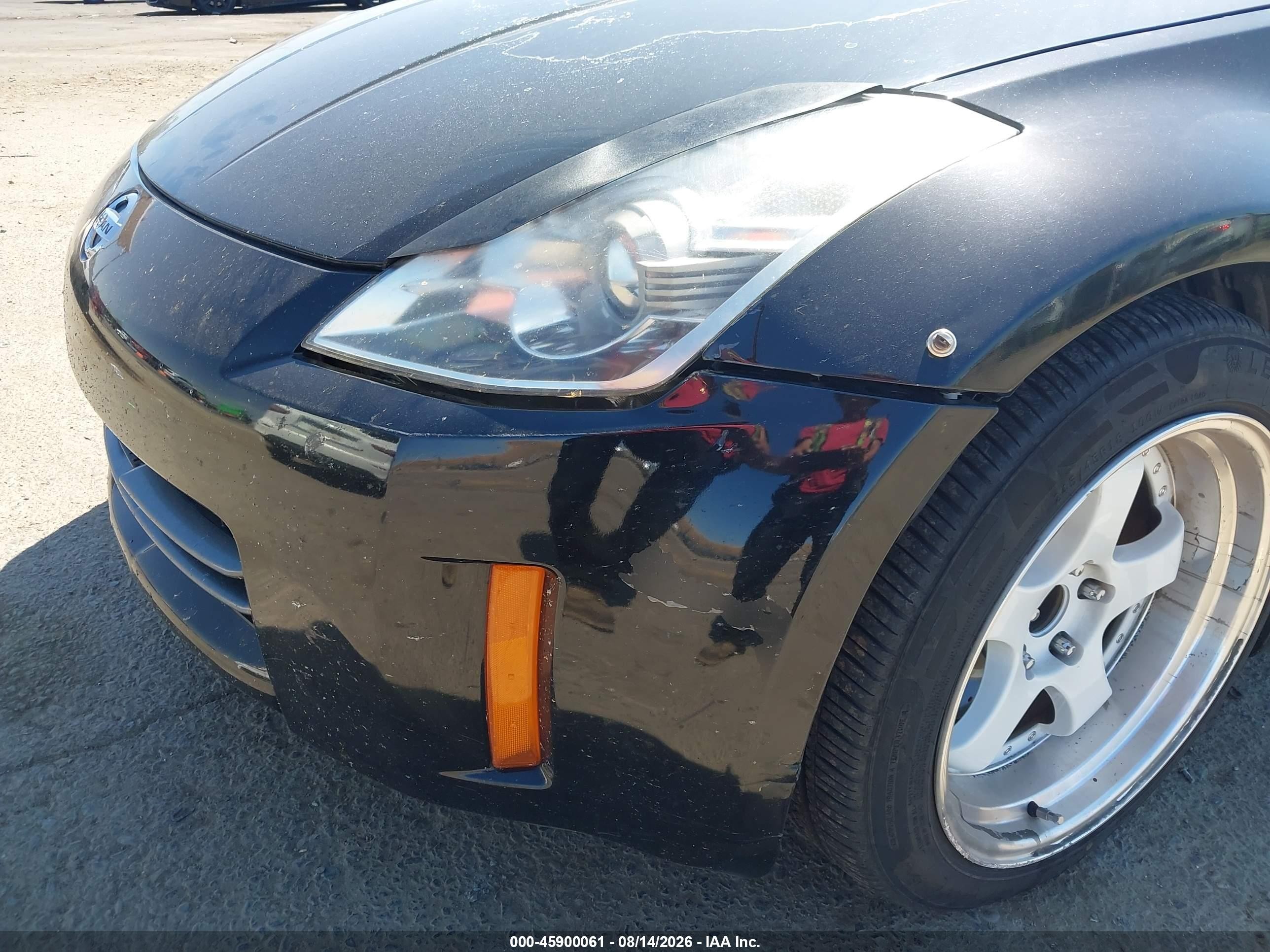 2006 Nissan 350z Touring Black vin: JN1AZ34E86M351924