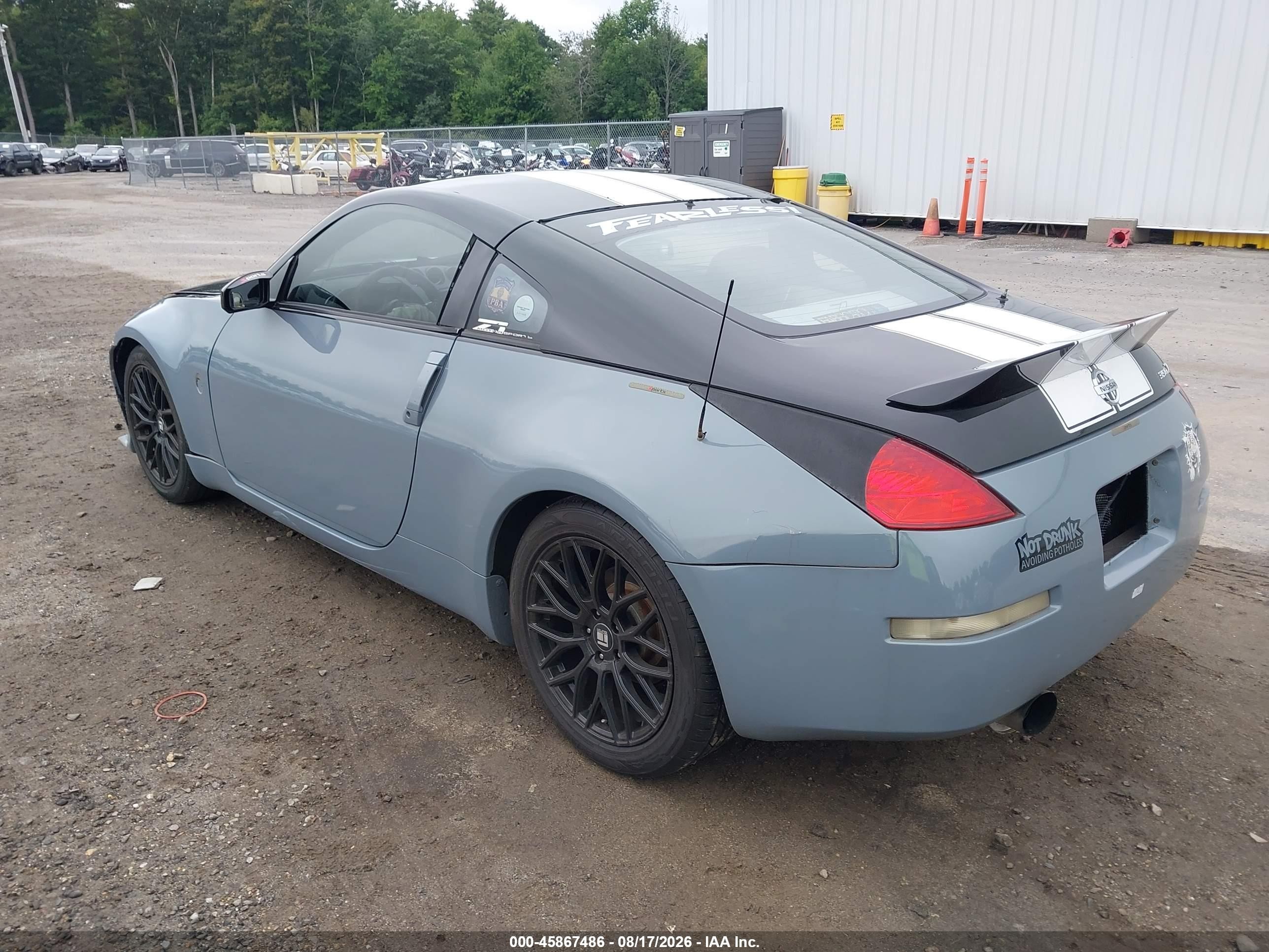 2003 Nissan 350z Performance Teal vin: JN1AZ34E93T005754