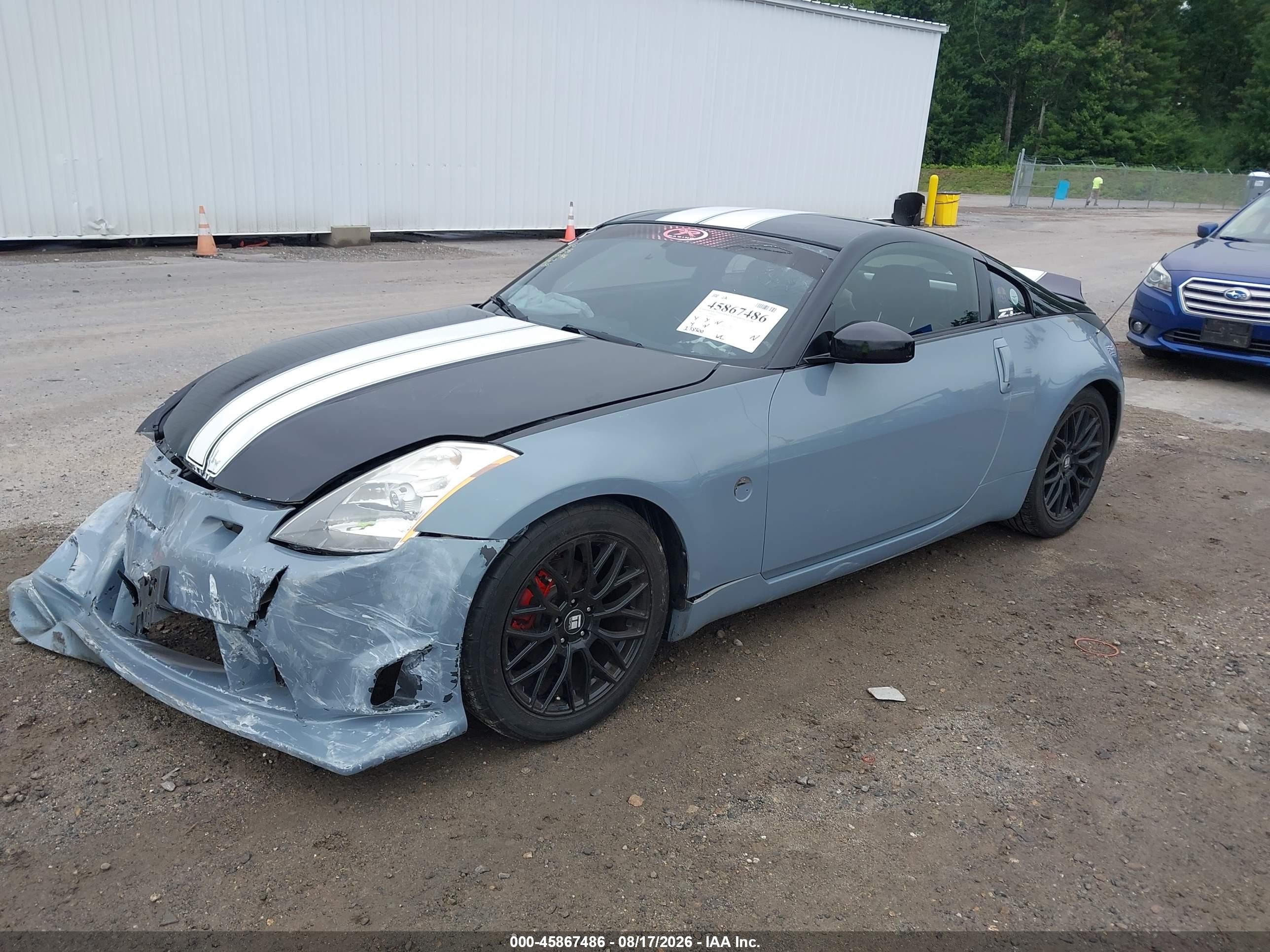 2003 Nissan 350z Performance Teal vin: JN1AZ34E93T005754
