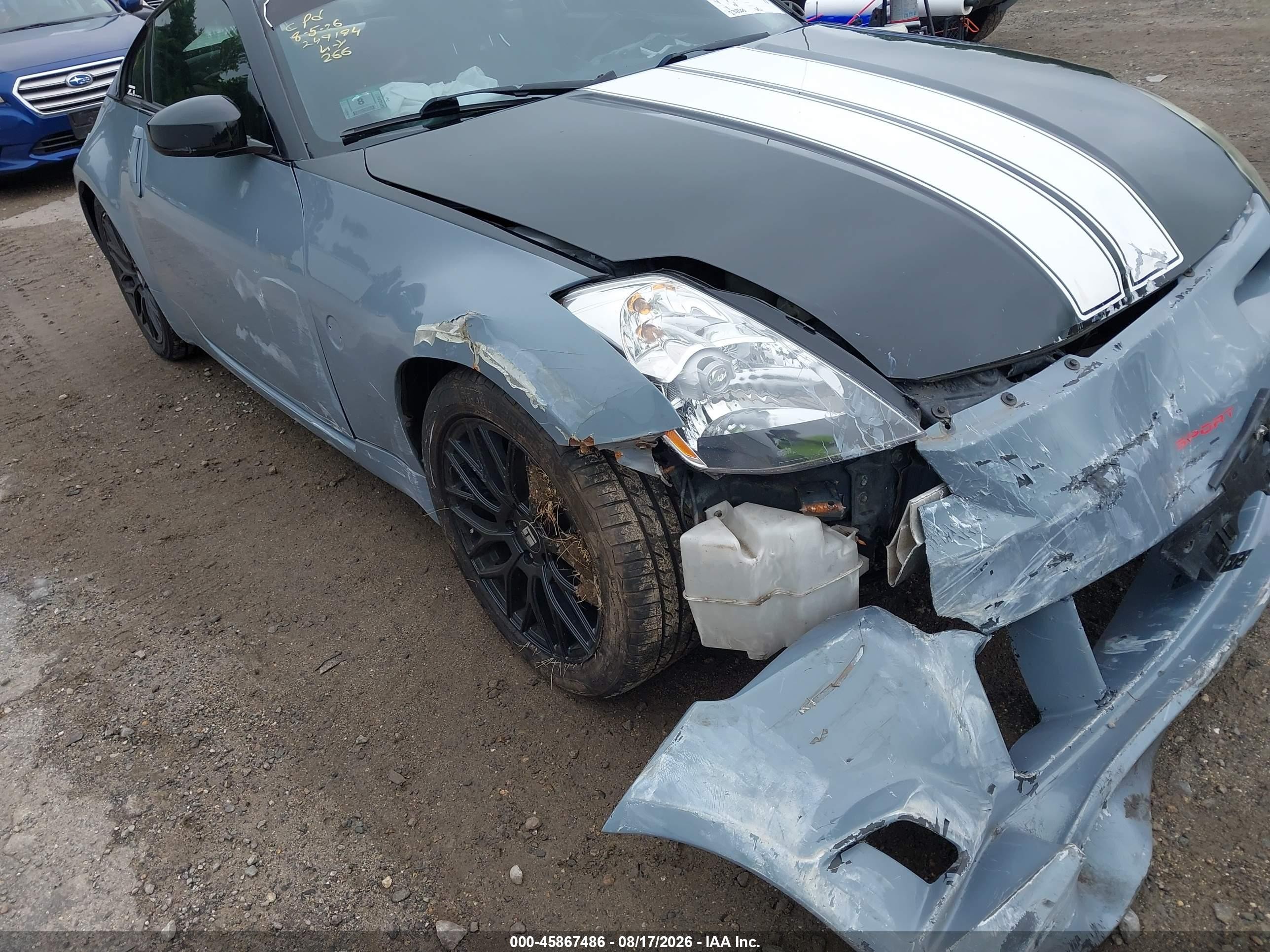 2003 Nissan 350z Performance Teal vin: JN1AZ34E93T005754