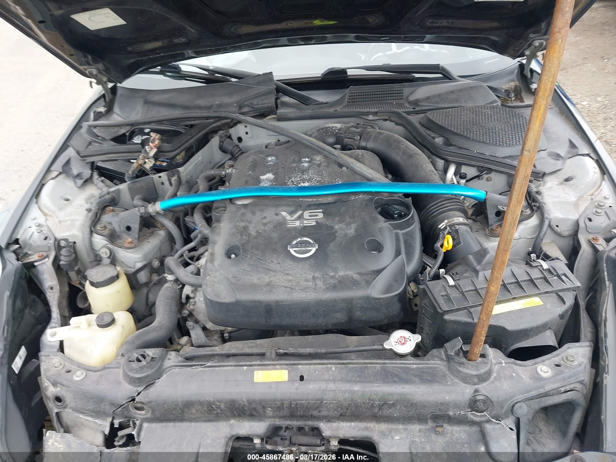 2003 Nissan 350z Performance Teal vin: JN1AZ34E93T005754