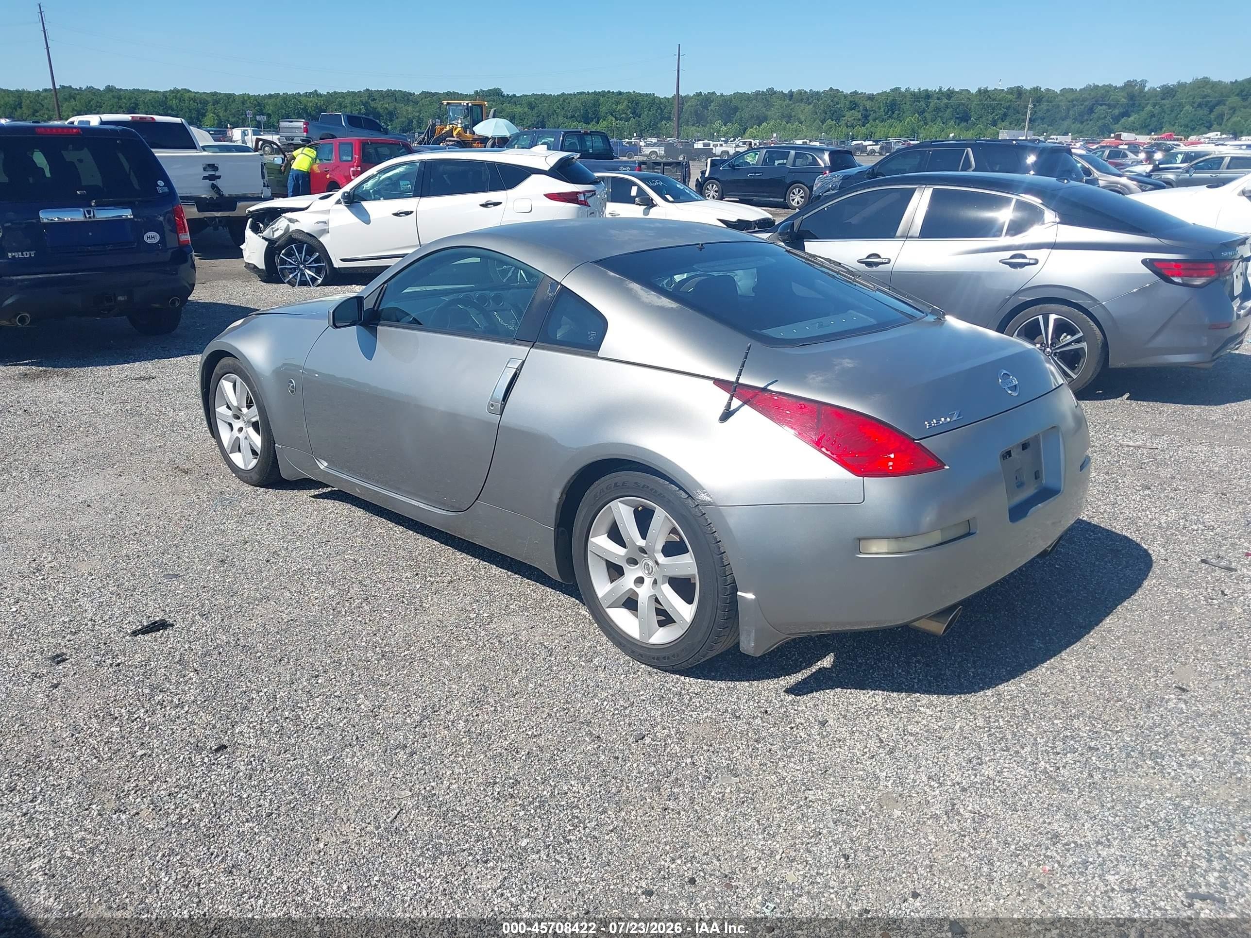 2003 Nissan 350z Touring Gray vin: JN1AZ34E93T021923