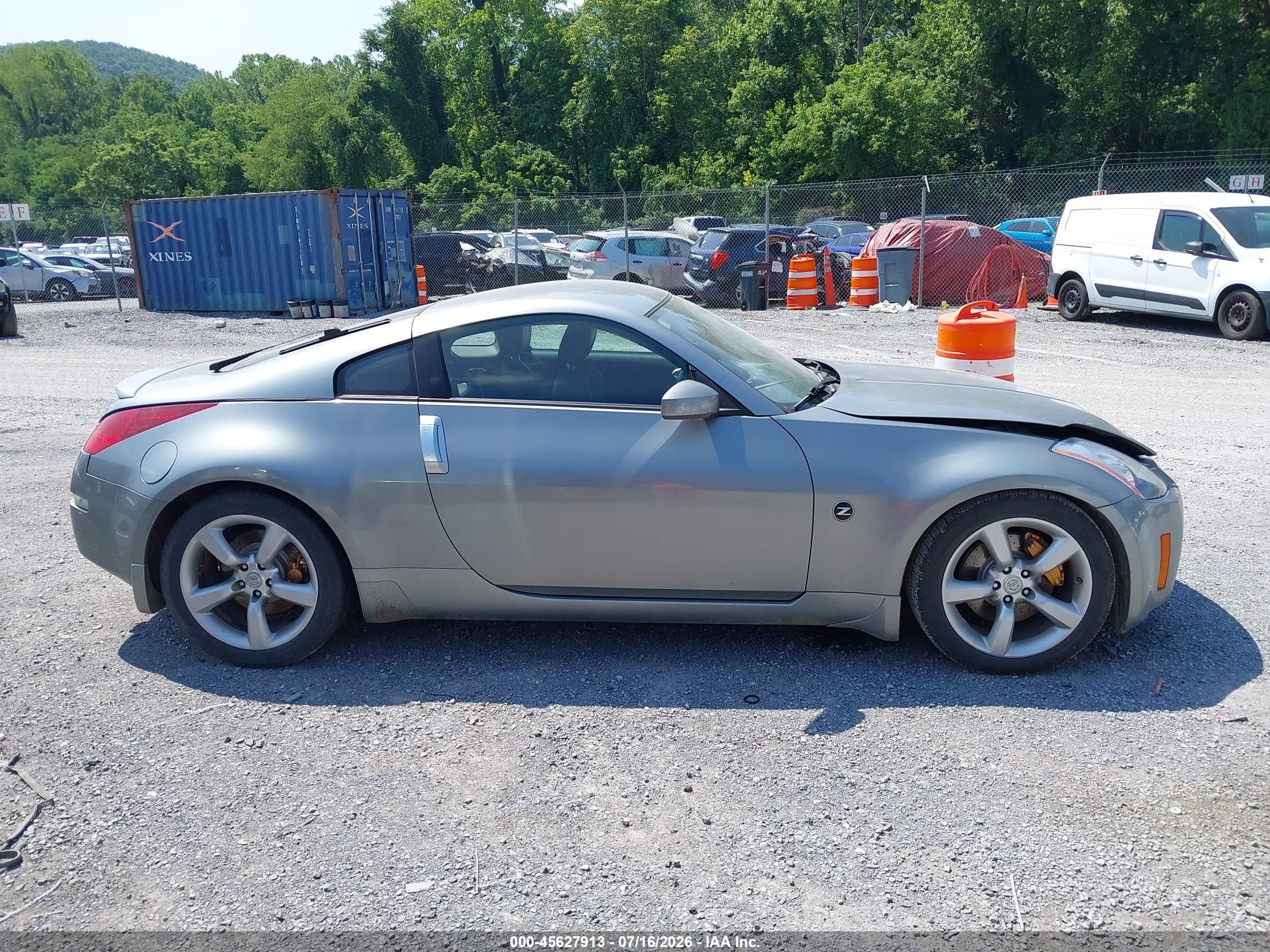 2005 Nissan 350z Anniversary Edition Silver vin: JN1AZ34E95M655407