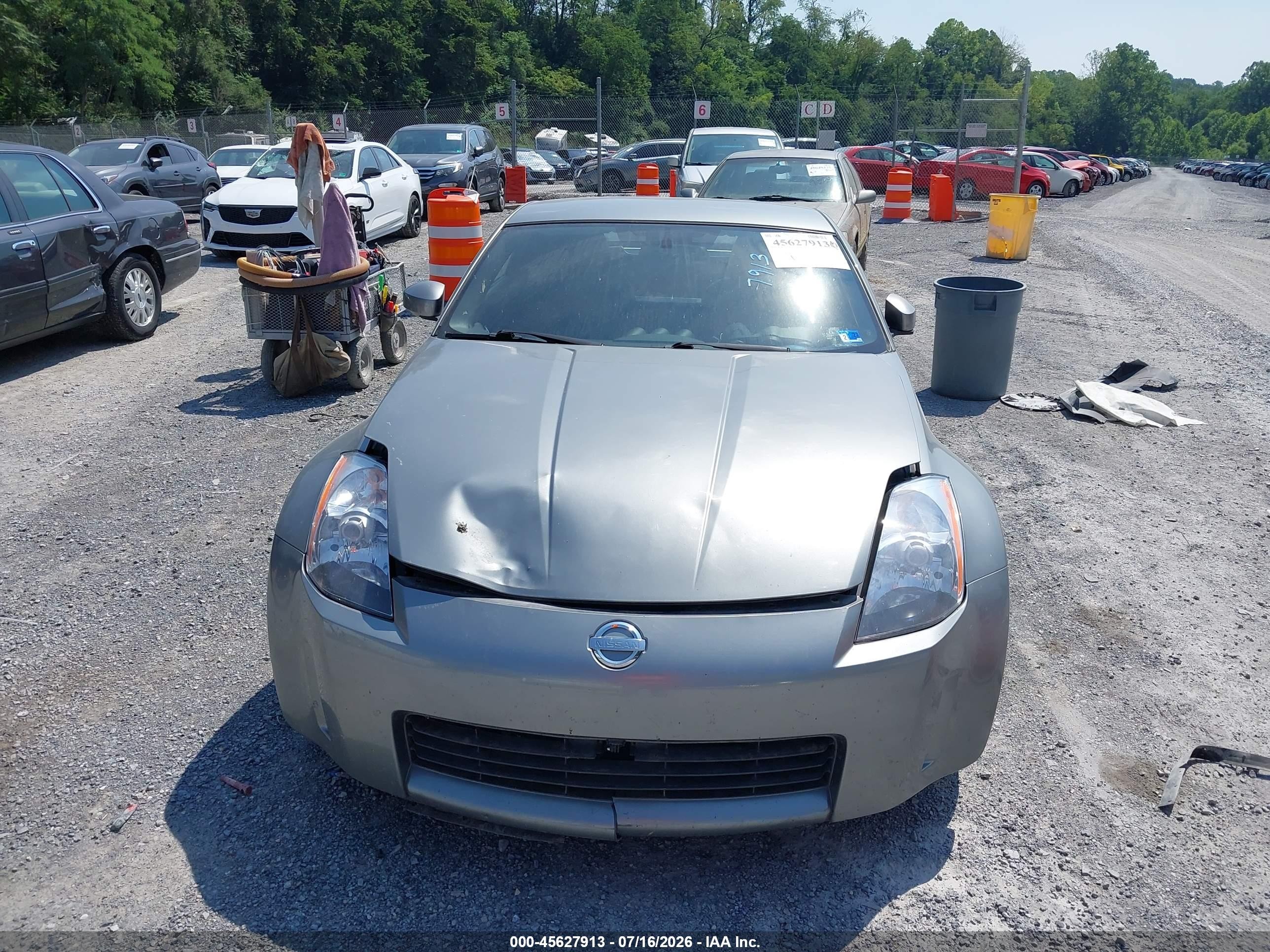 2005 Nissan 350z Anniversary Edition Silver vin: JN1AZ34E95M655407