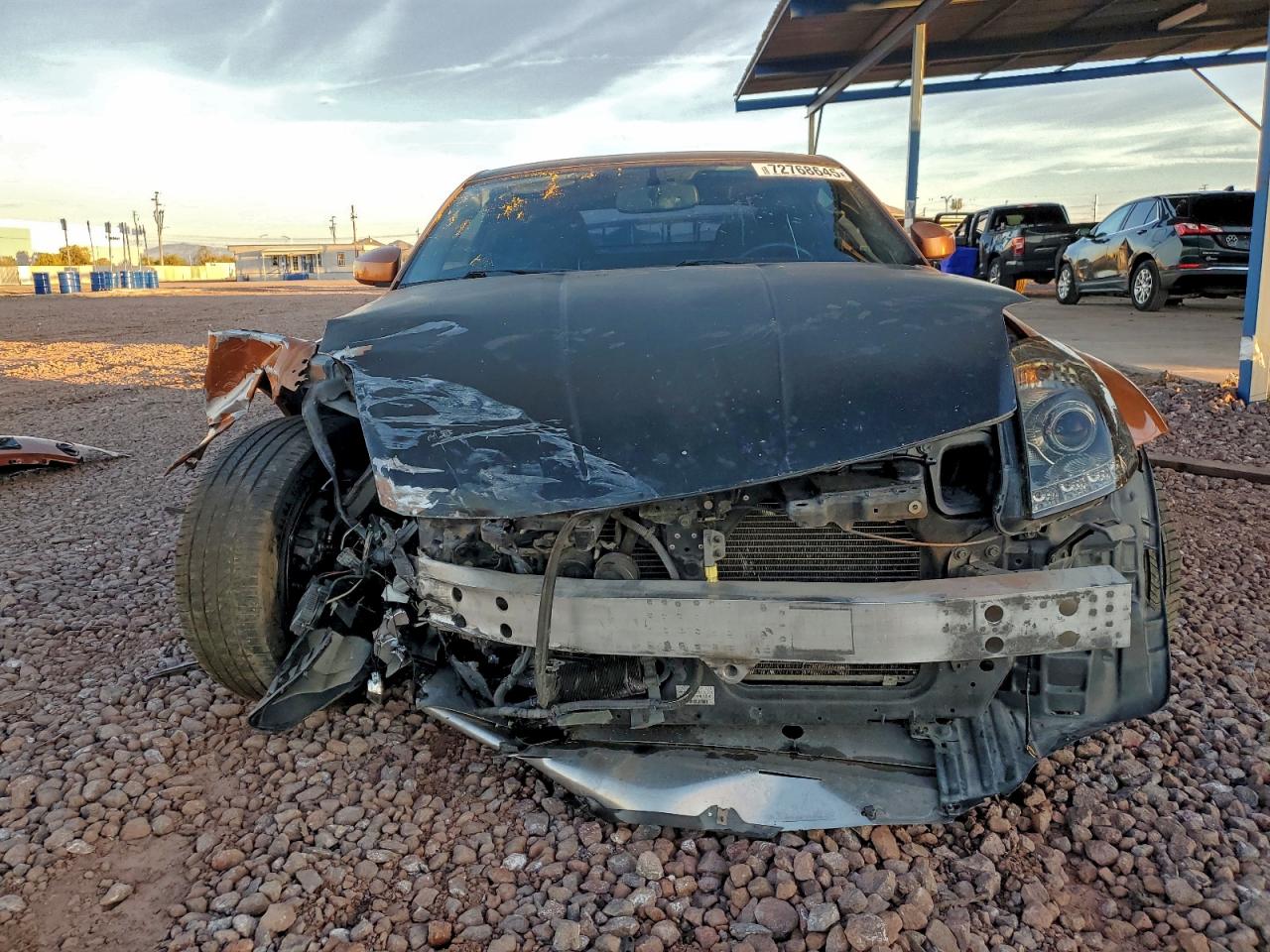 2006 Nissan 350z Coupe Orange vin: JN1AZ34E96M353133