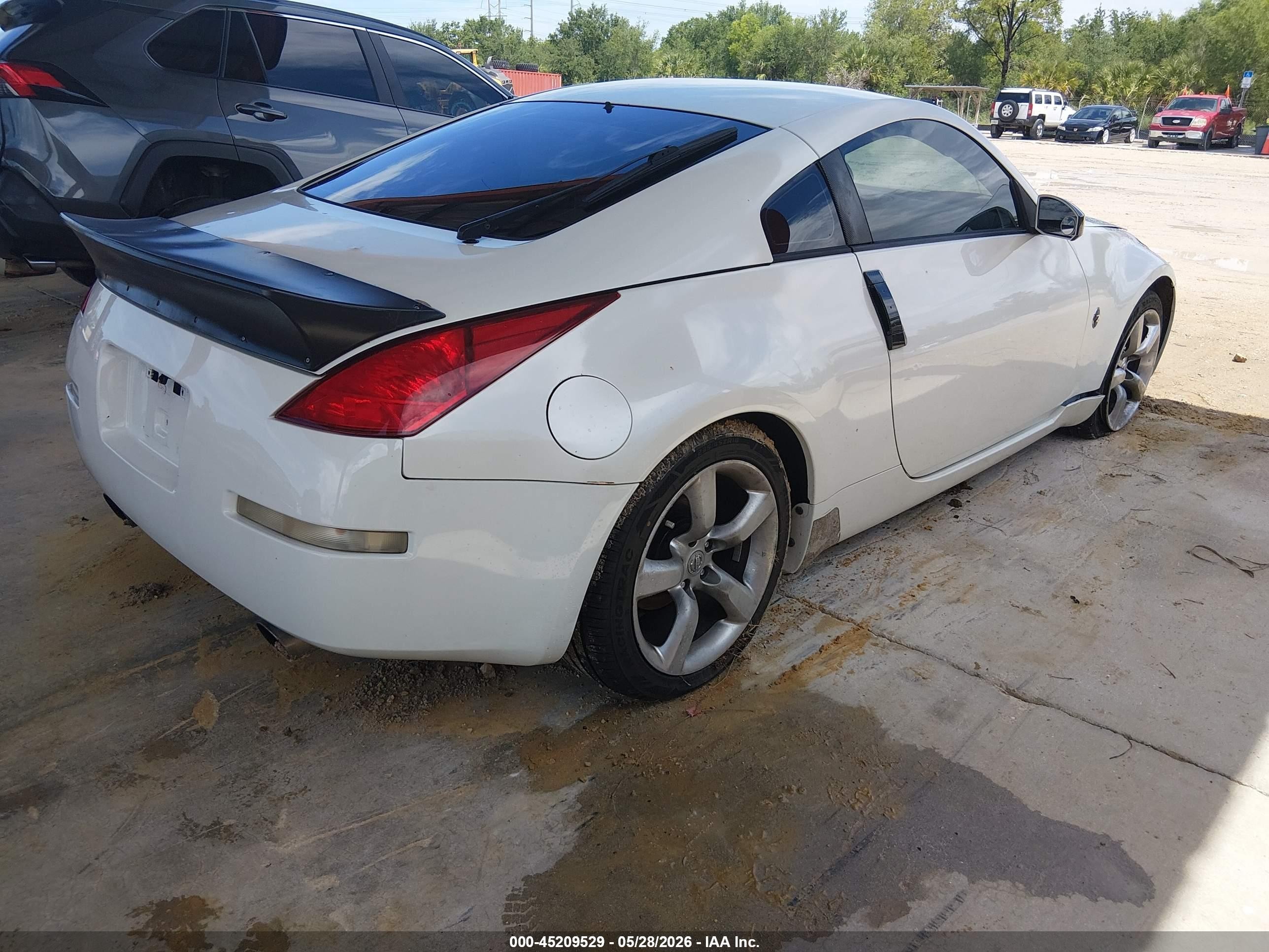 2003 Nissan 350z Touring White vin: JN1AZ34EX3T010722