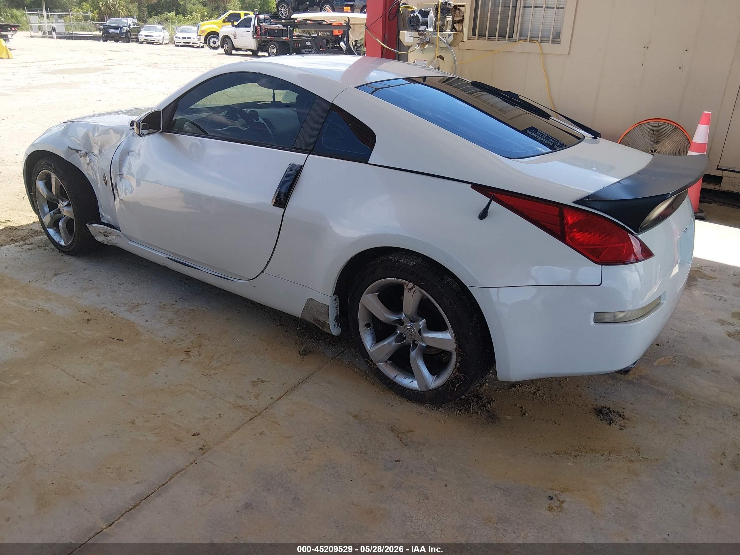 2003 Nissan 350z Touring White vin: JN1AZ34EX3T010722