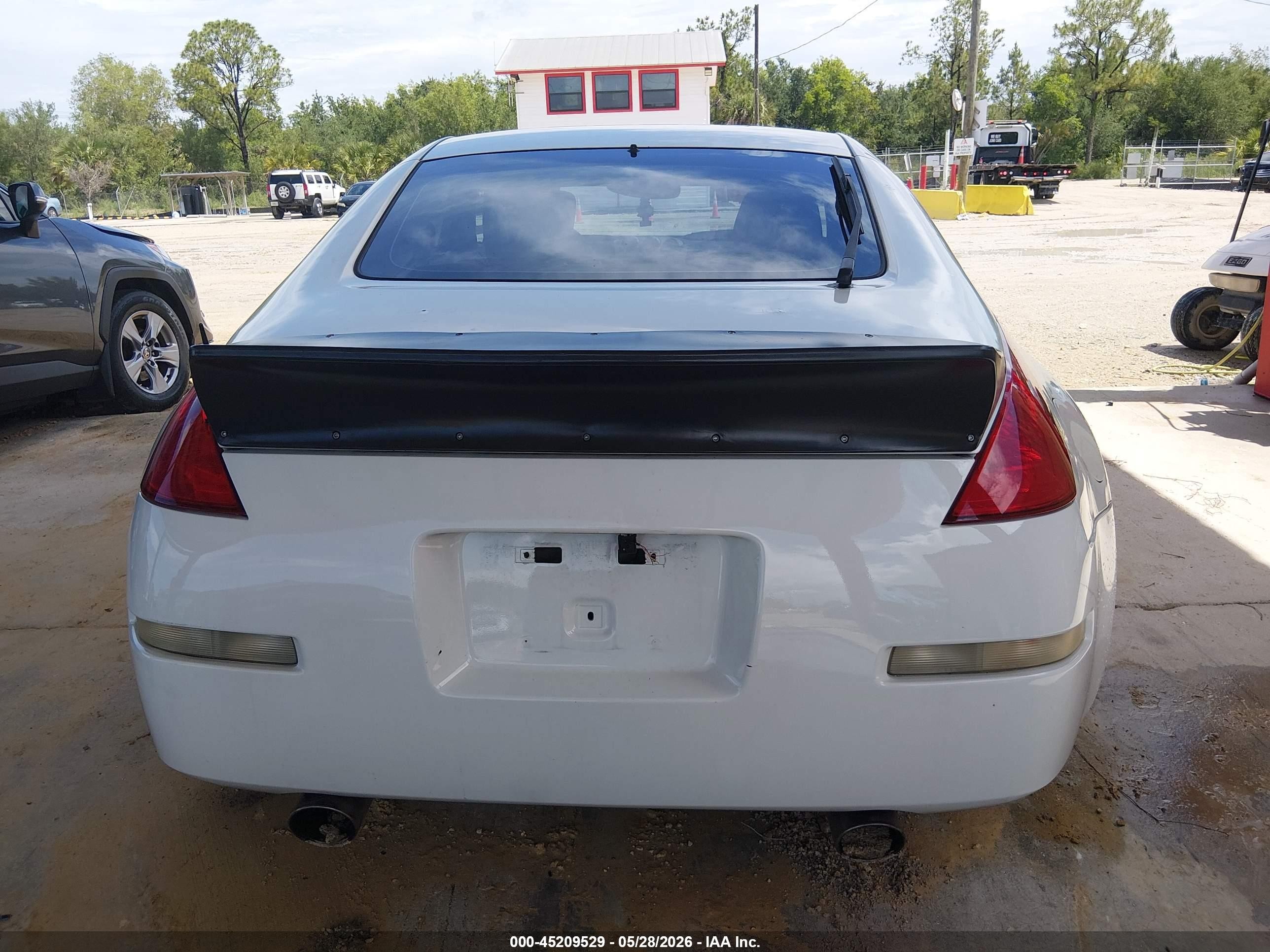 2003 Nissan 350z Touring White vin: JN1AZ34EX3T010722