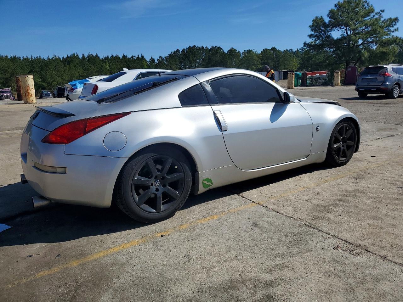 2004 Nissan 350z Coupe Silver vin: JN1AZ34EX4T063082