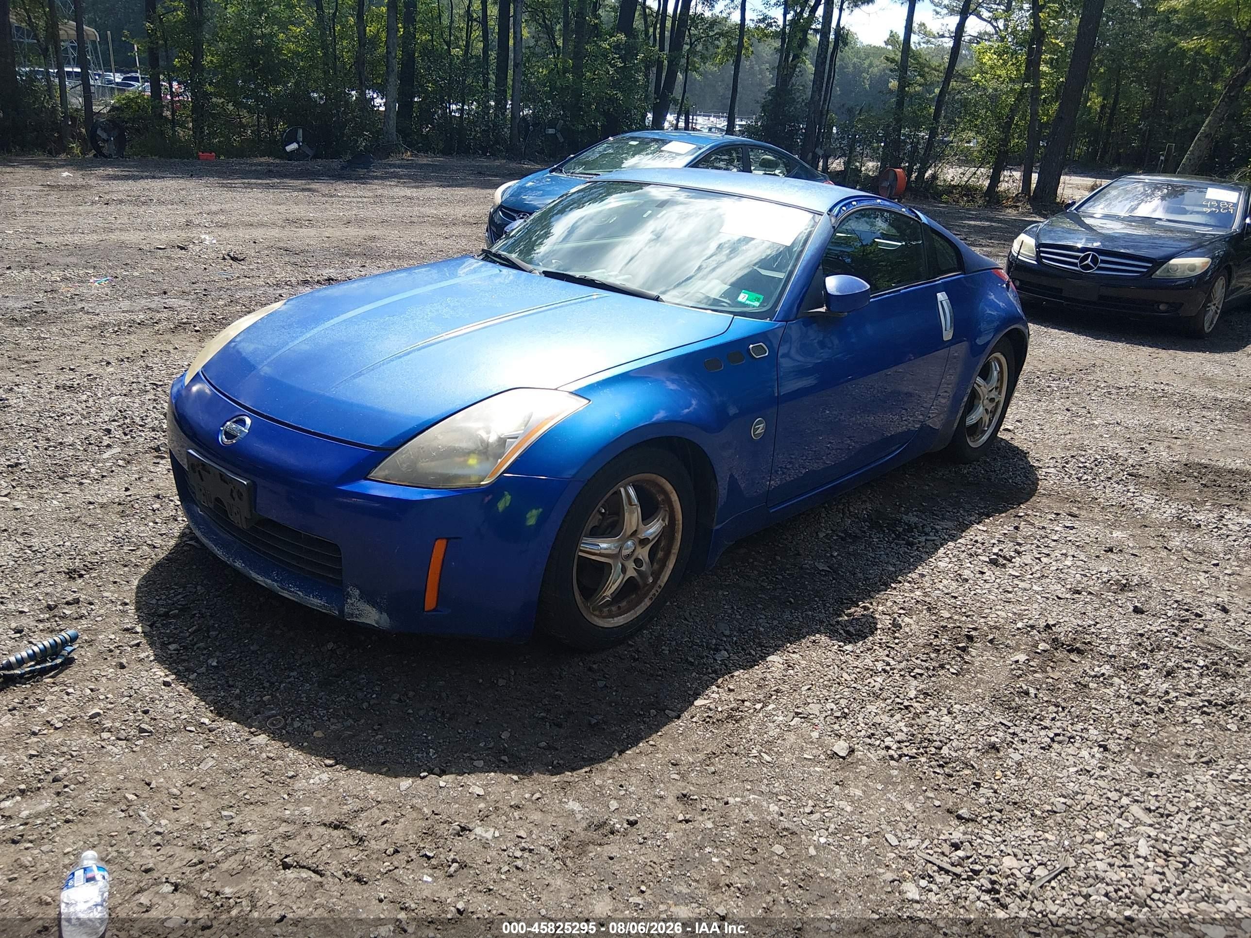 2005 Nissan 350z Enthusiast Синий vin: JN1AZ34EX5M650166