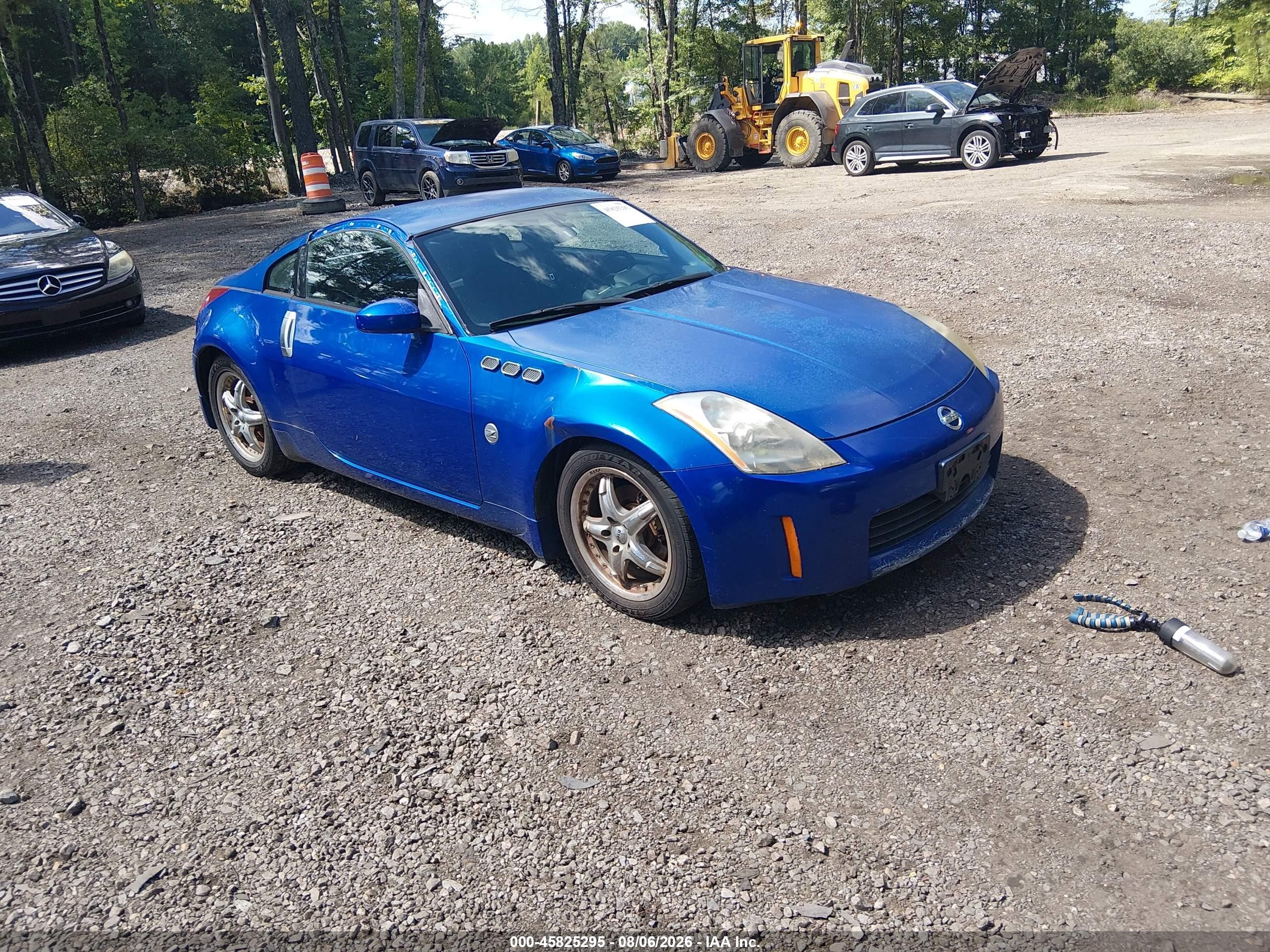 2005 Nissan 350z Enthusiast Blue vin: JN1AZ34EX5M650166