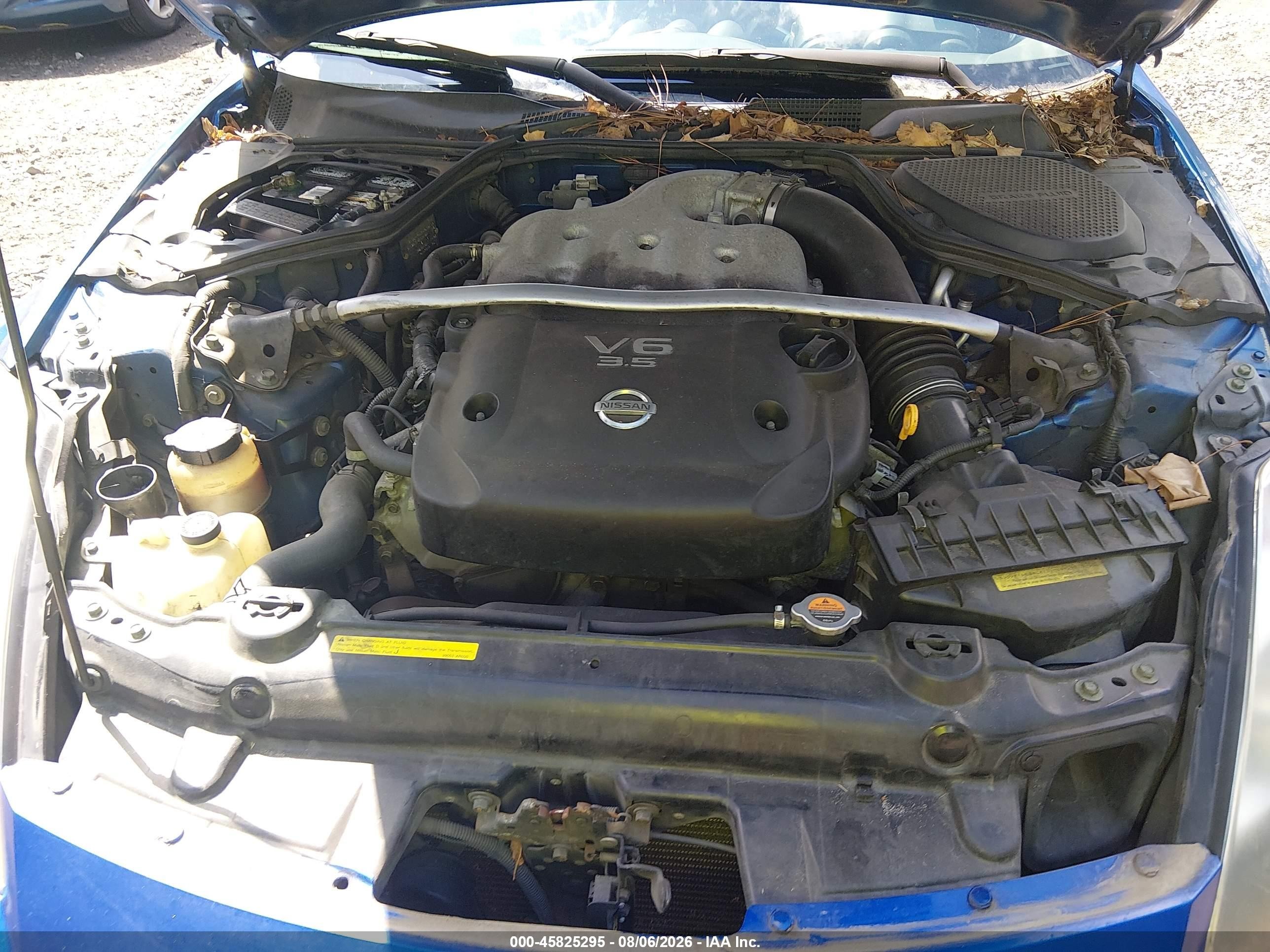 2005 Nissan 350z Enthusiast Синий vin: JN1AZ34EX5M650166