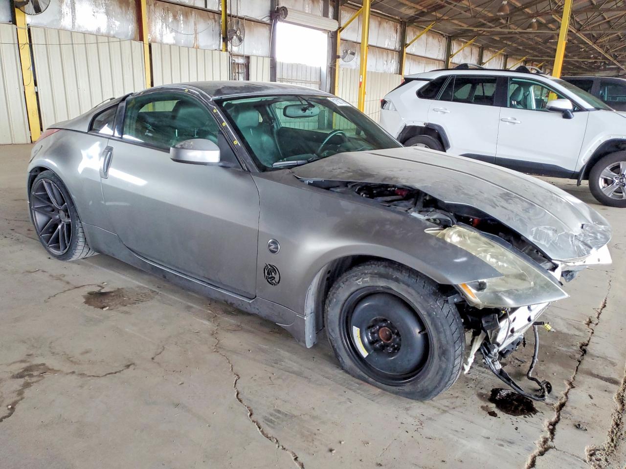 2005 Nissan 350z Coupe Gray vin: JN1AZ34EX5M652175