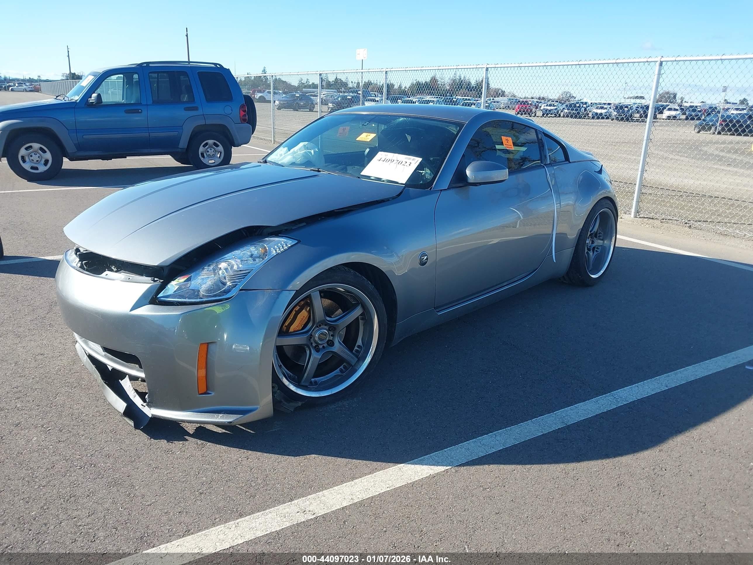 2006 Nissan 350z Track Gray vin: JN1AZ34EX6M351004