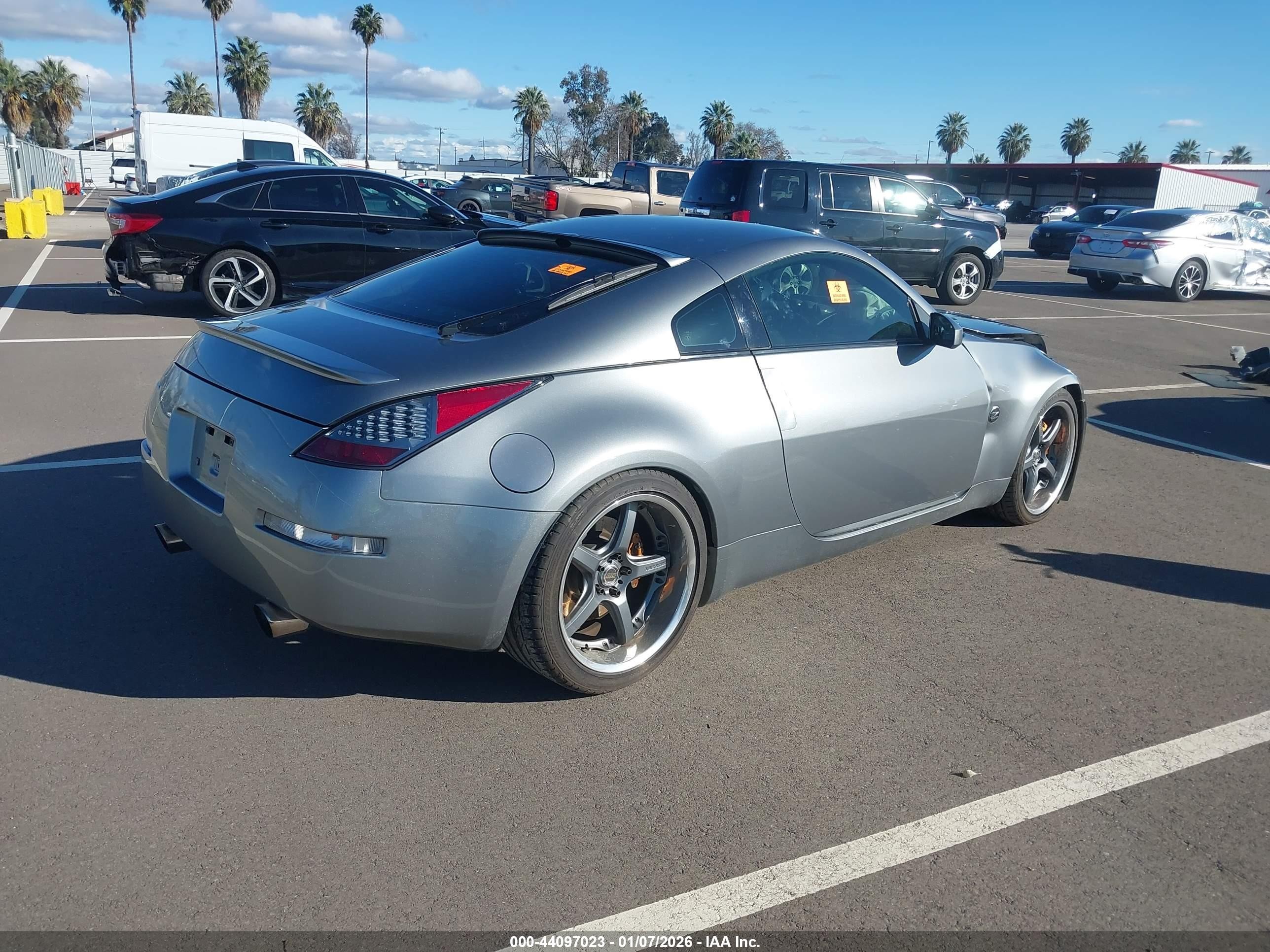2006 Nissan 350z Track Gray vin: JN1AZ34EX6M351004