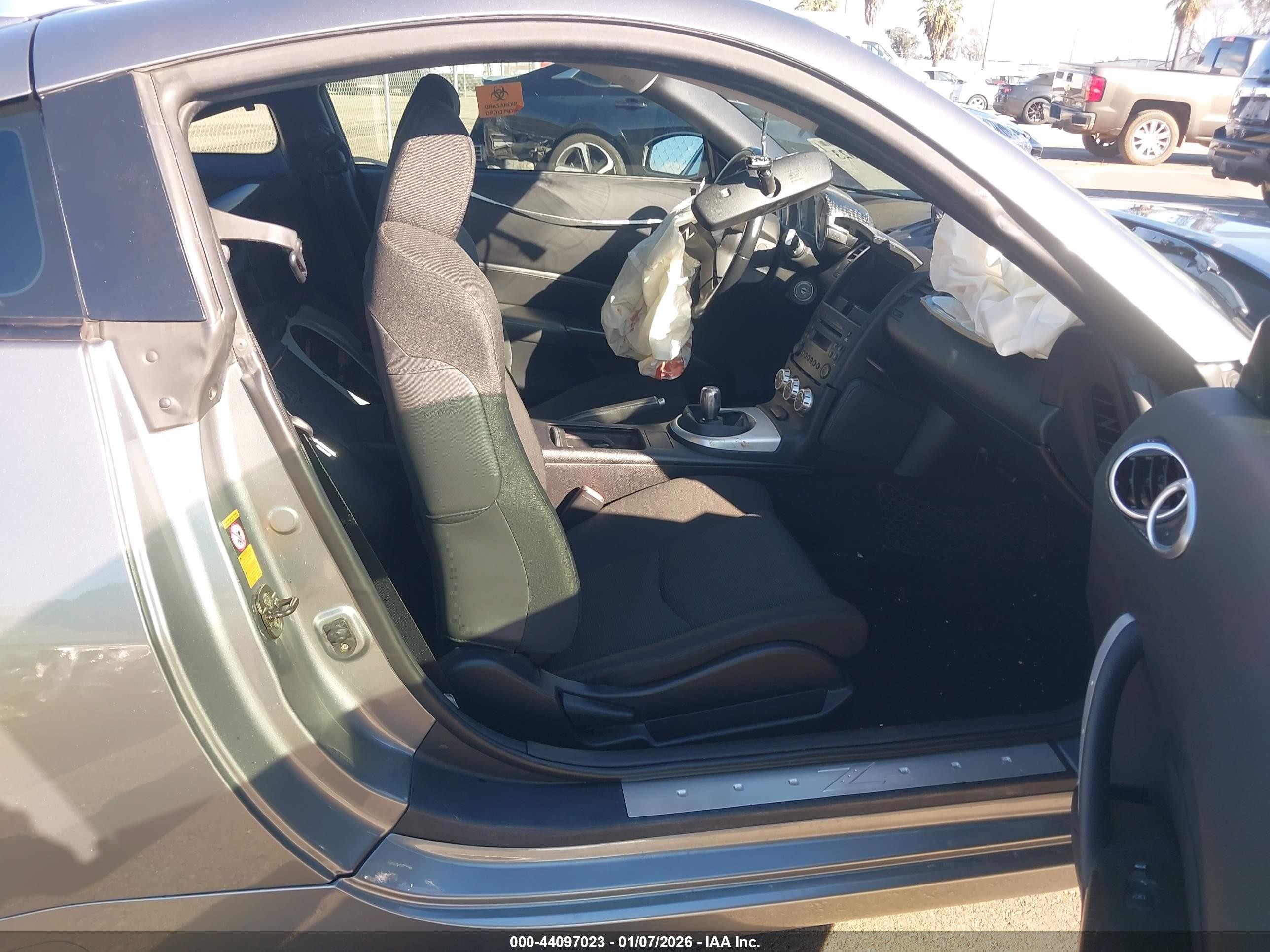2006 Nissan 350z Track Gray vin: JN1AZ34EX6M351004