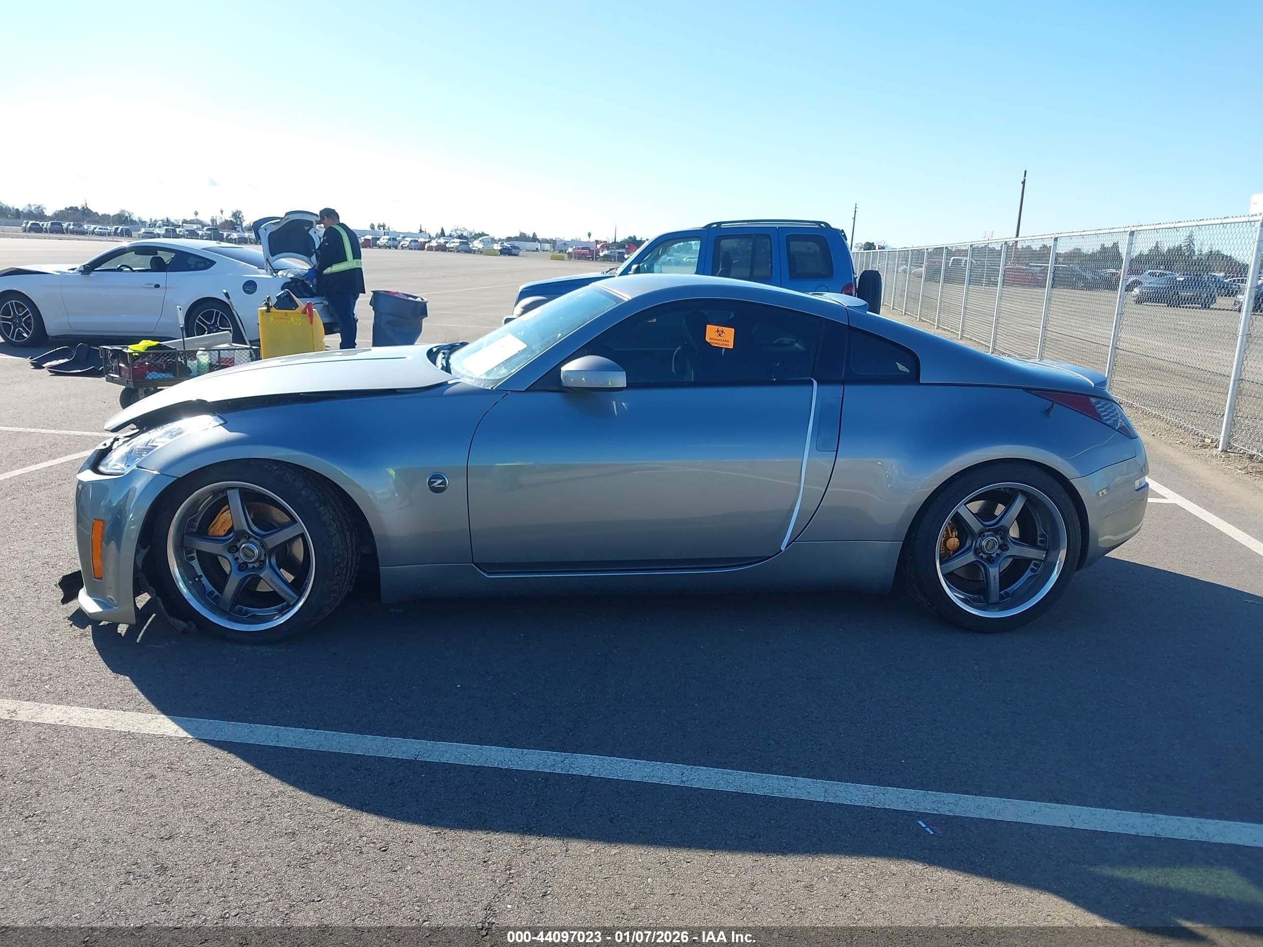2006 Nissan 350z Track Gray vin: JN1AZ34EX6M351004