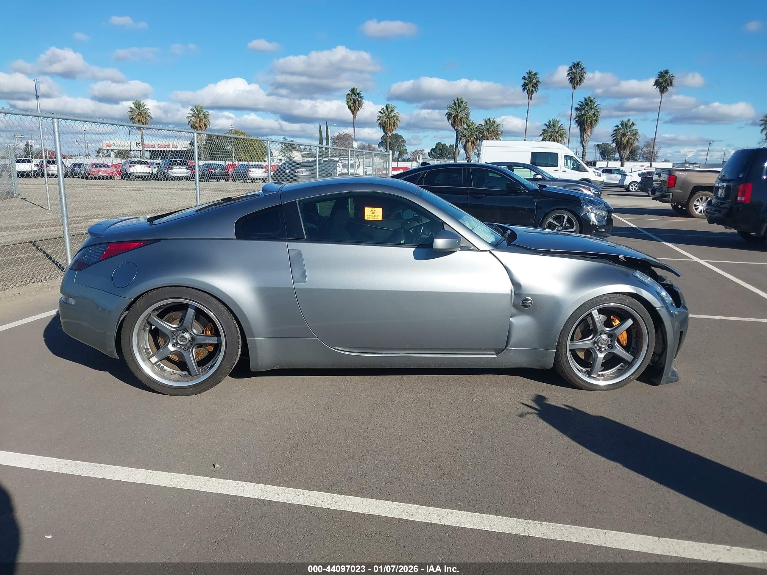 2006 Nissan 350z Track Gray vin: JN1AZ34EX6M351004