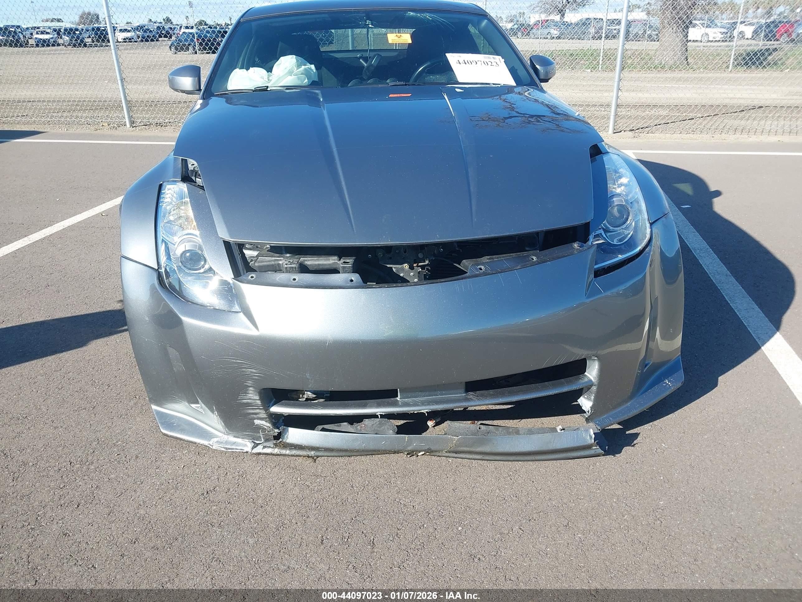 2006 Nissan 350z Track Gray vin: JN1AZ34EX6M351004