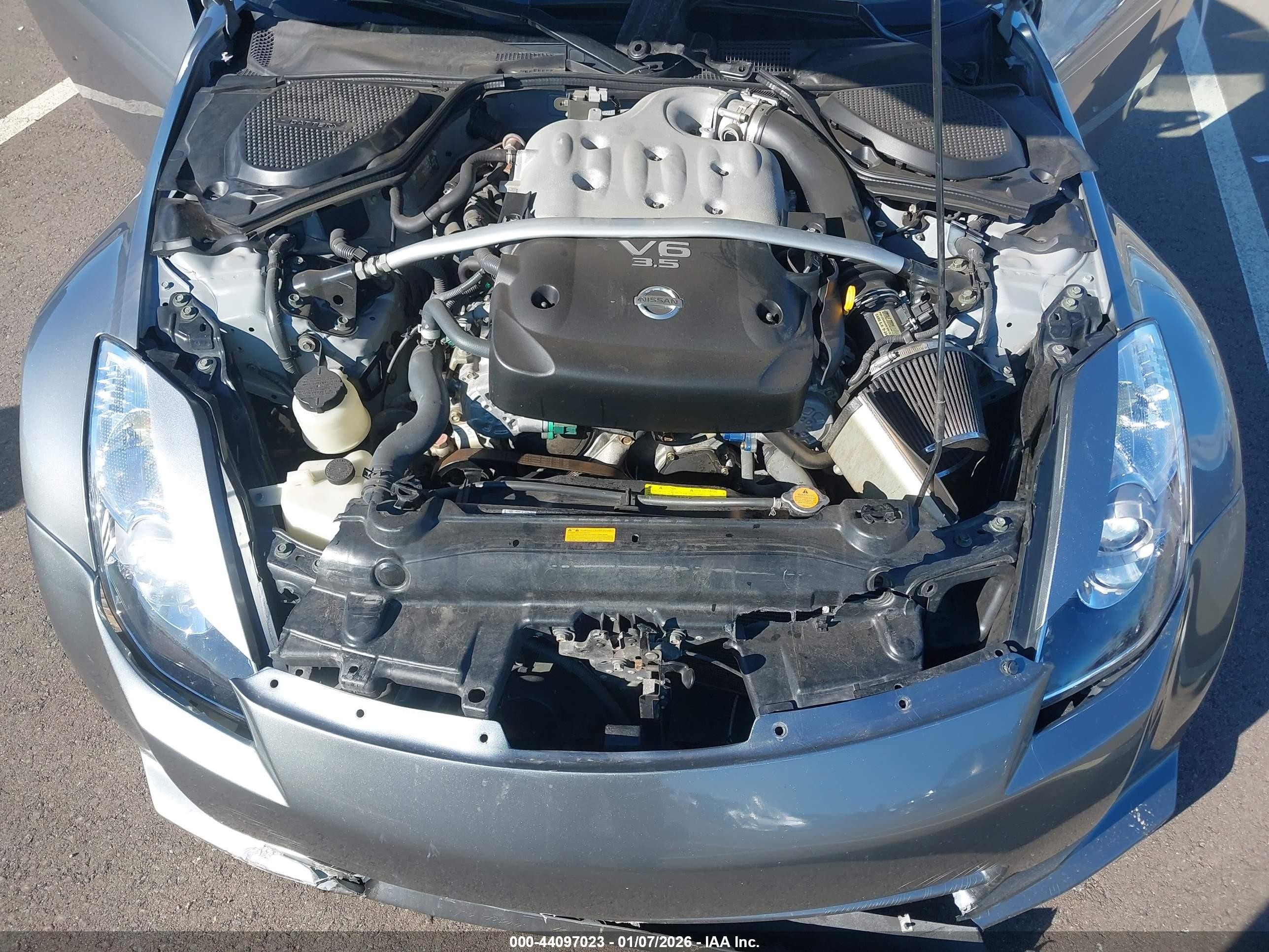 2006 Nissan 350z Track Gray vin: JN1AZ34EX6M351004