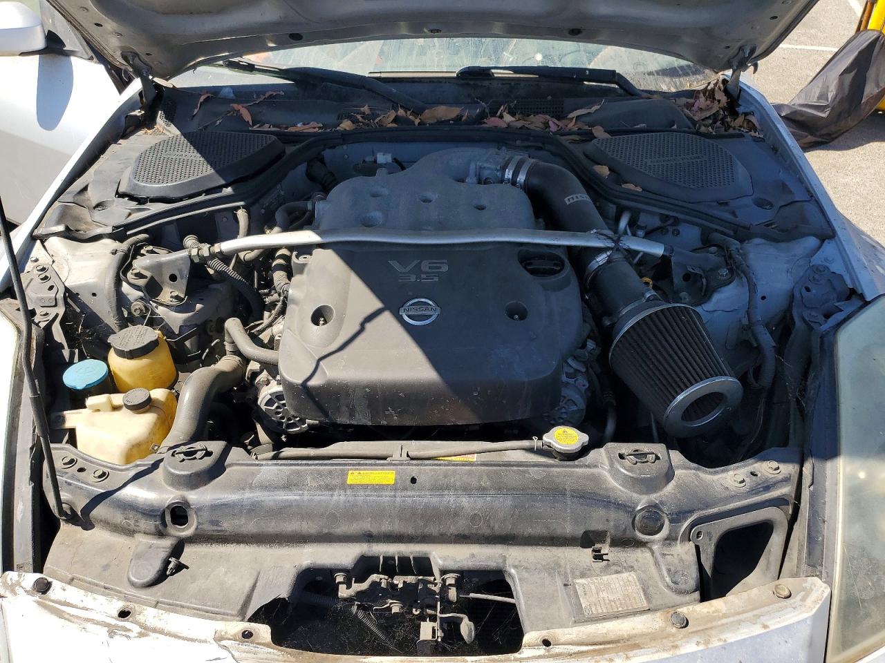 2006 Nissan 350z Base Silver vin: JN1AZ34EX6M352671