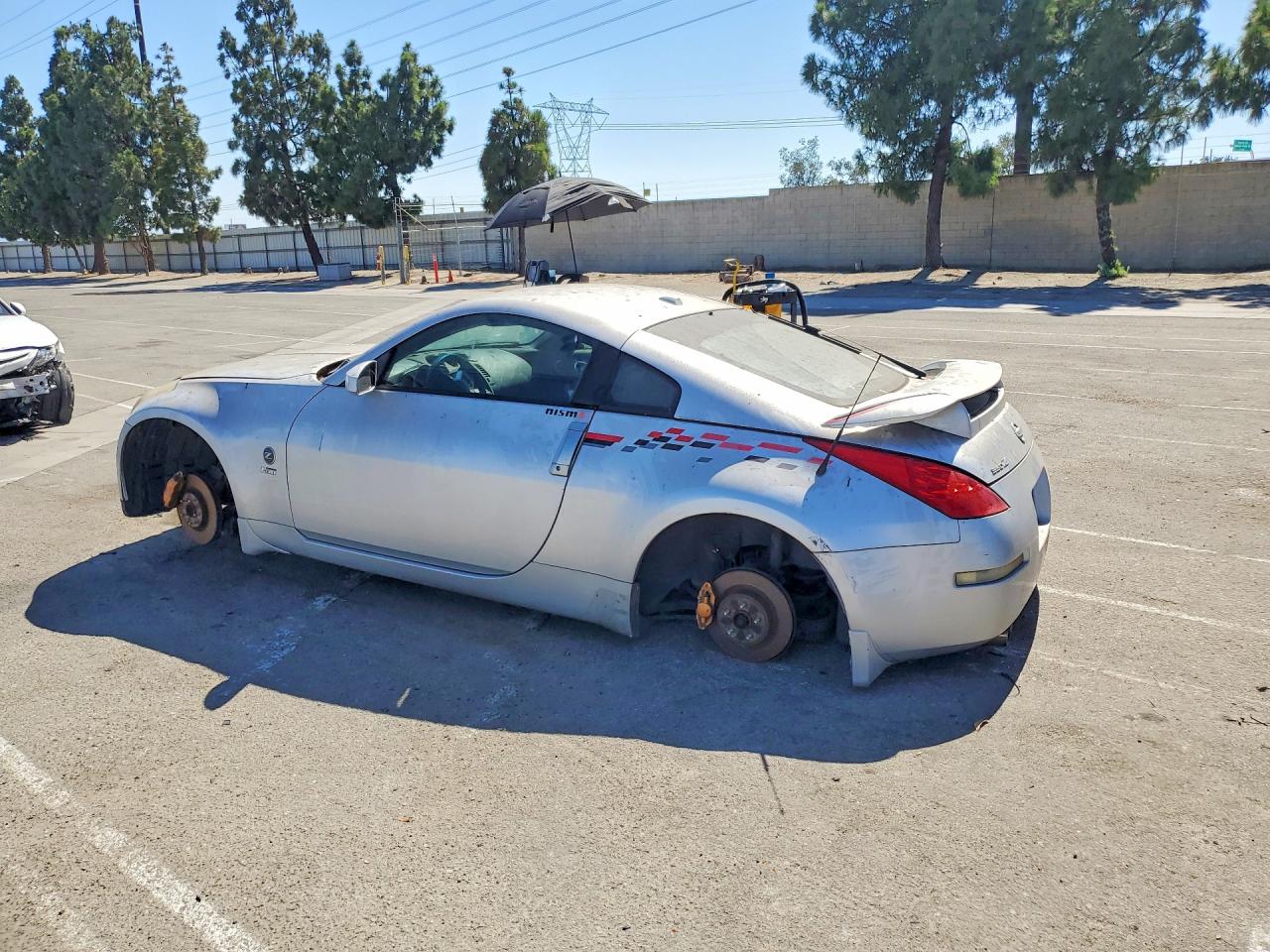 2006 Nissan 350z Base Silver vin: JN1AZ34EX6M352671