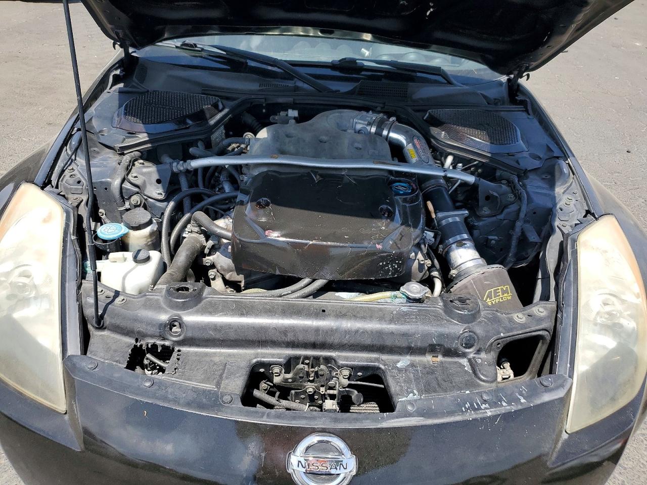 2005 Nissan 350z Enthusiast Black vin: JN1AZ36A05M755034