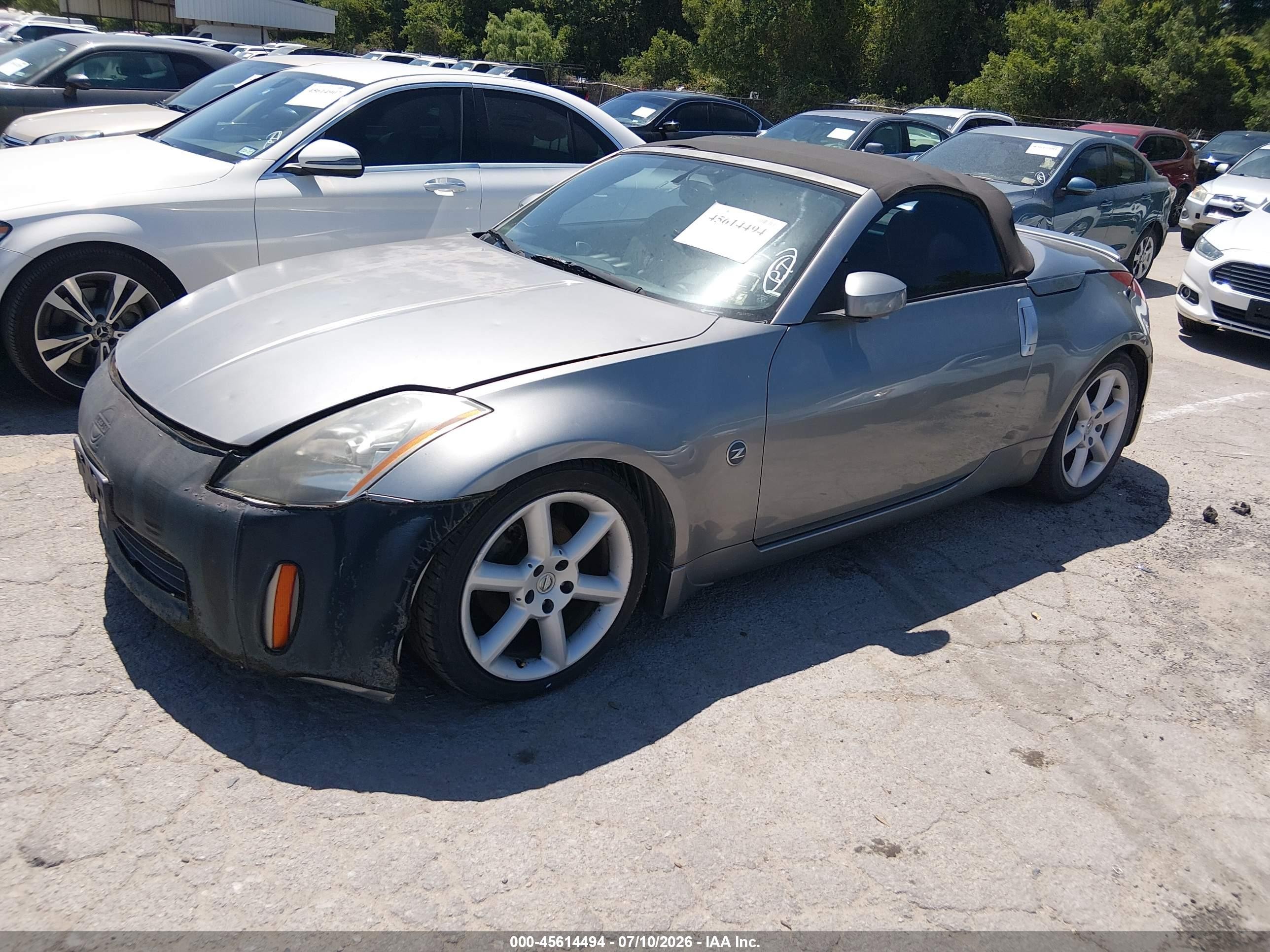 2004 Nissan 350z Touring Silver vin: JN1AZ36A24T010032
