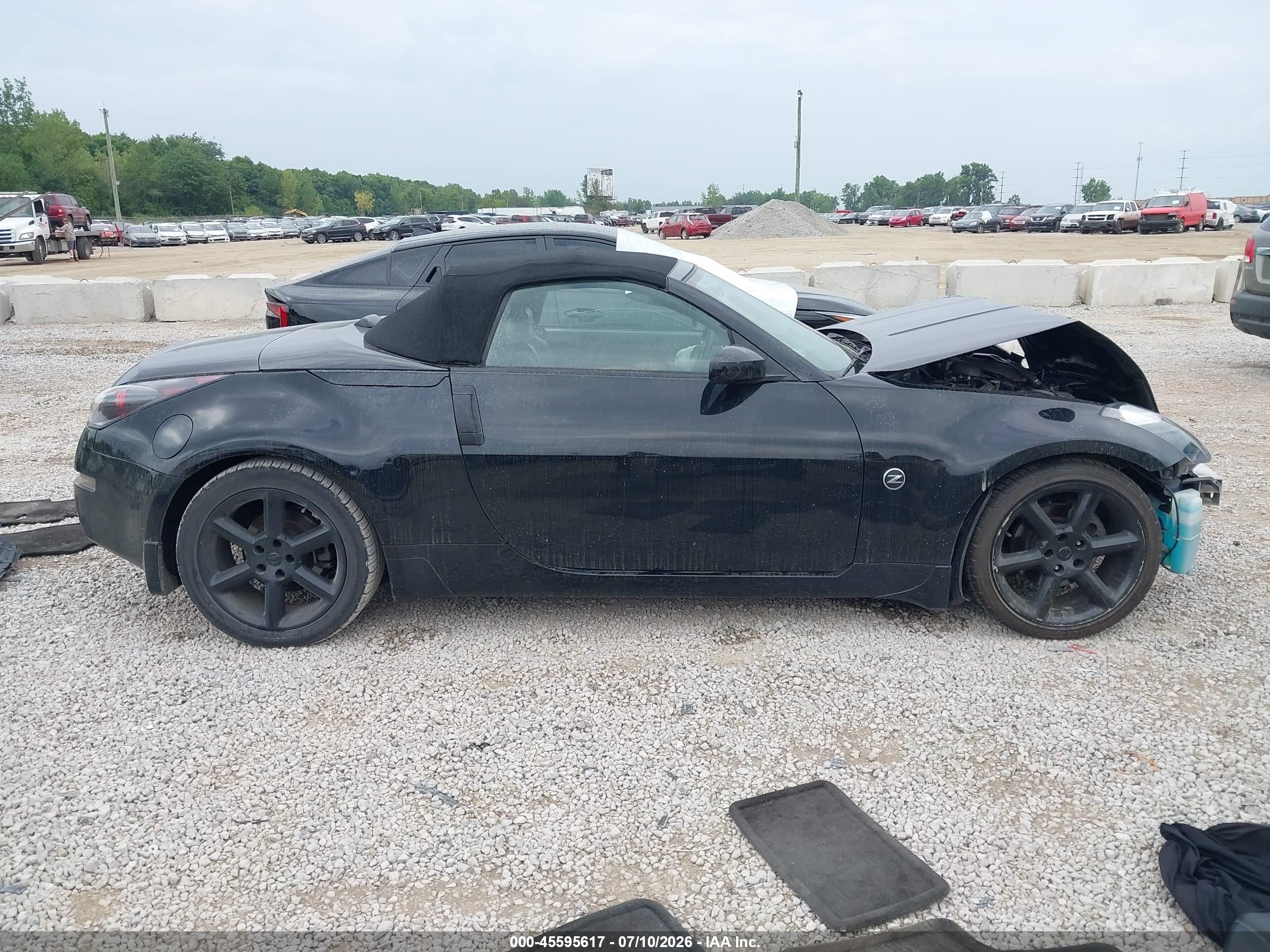 2004 Nissan 350z Touring Black vin: JN1AZ36A24T014405
