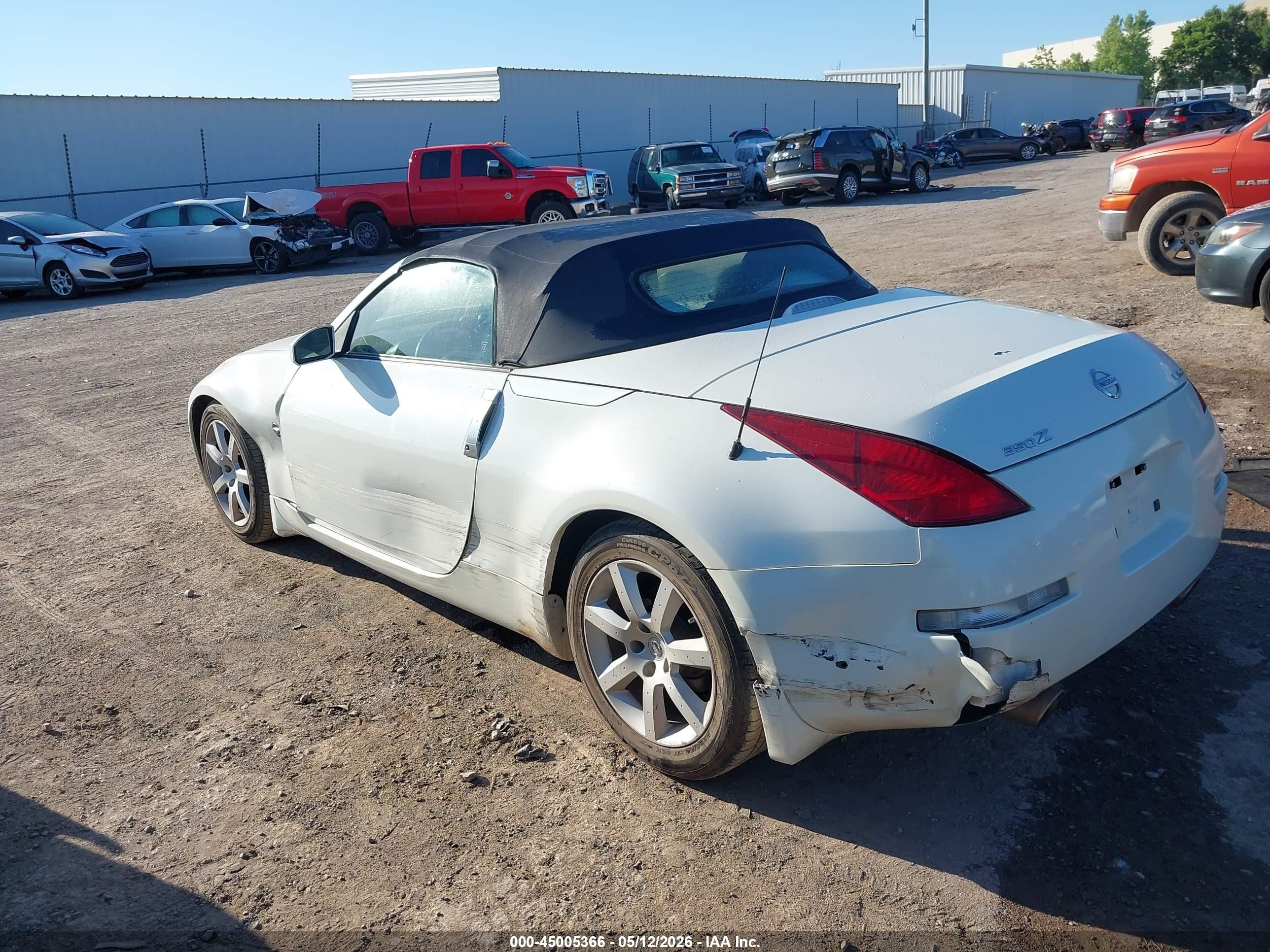 2005 Nissan 350z Touring White vin: JN1AZ36A25M754726