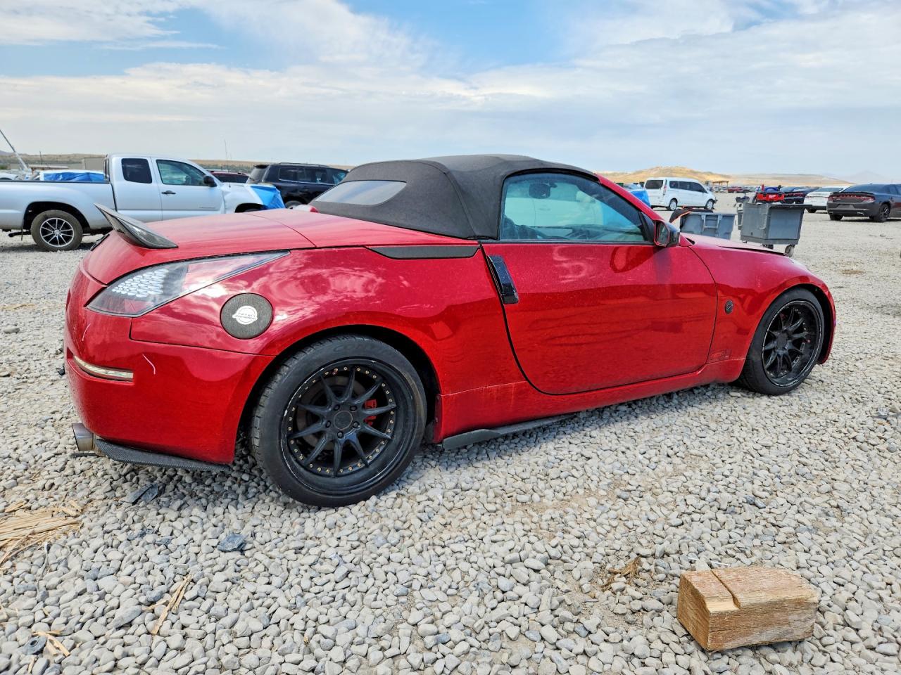 2004 Nissan 350z Roadster Red vin: JN1AZ36A44M251875