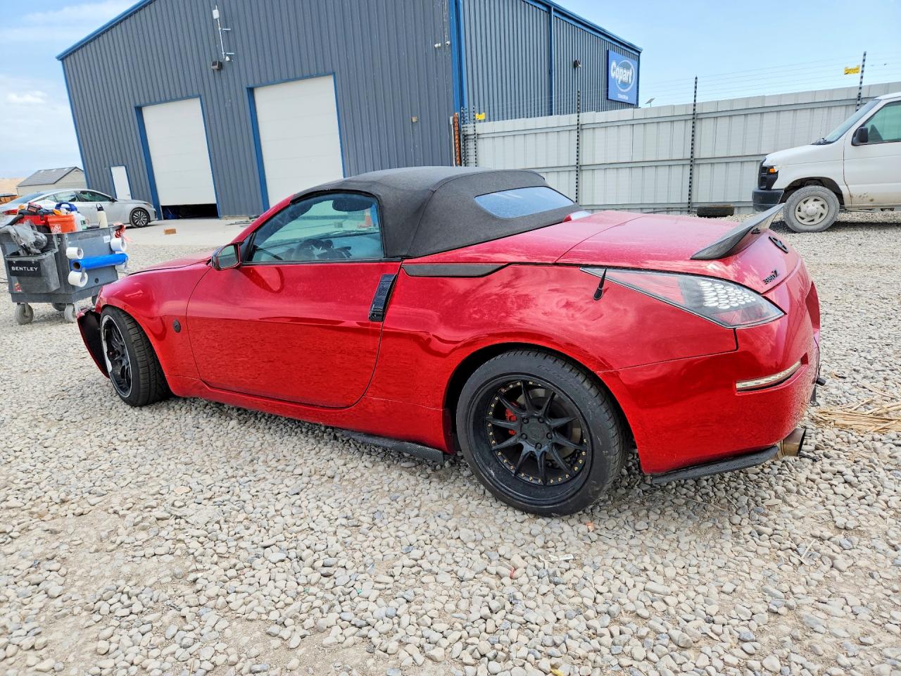 2004 Nissan 350z Roadster Red vin: JN1AZ36A44M251875