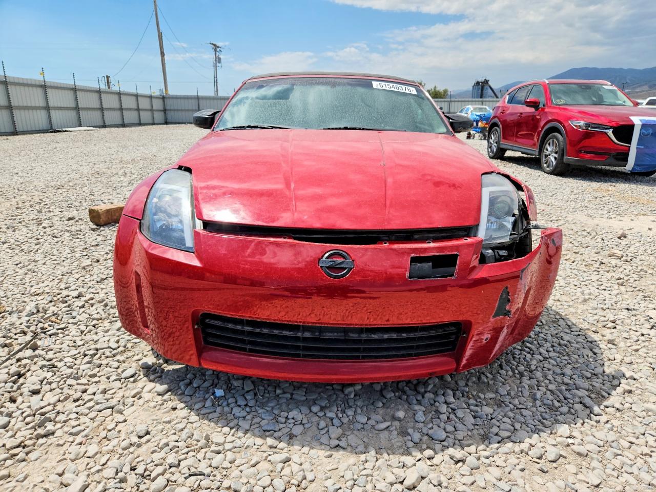 2004 Nissan 350z Roadster Red vin: JN1AZ36A44M251875