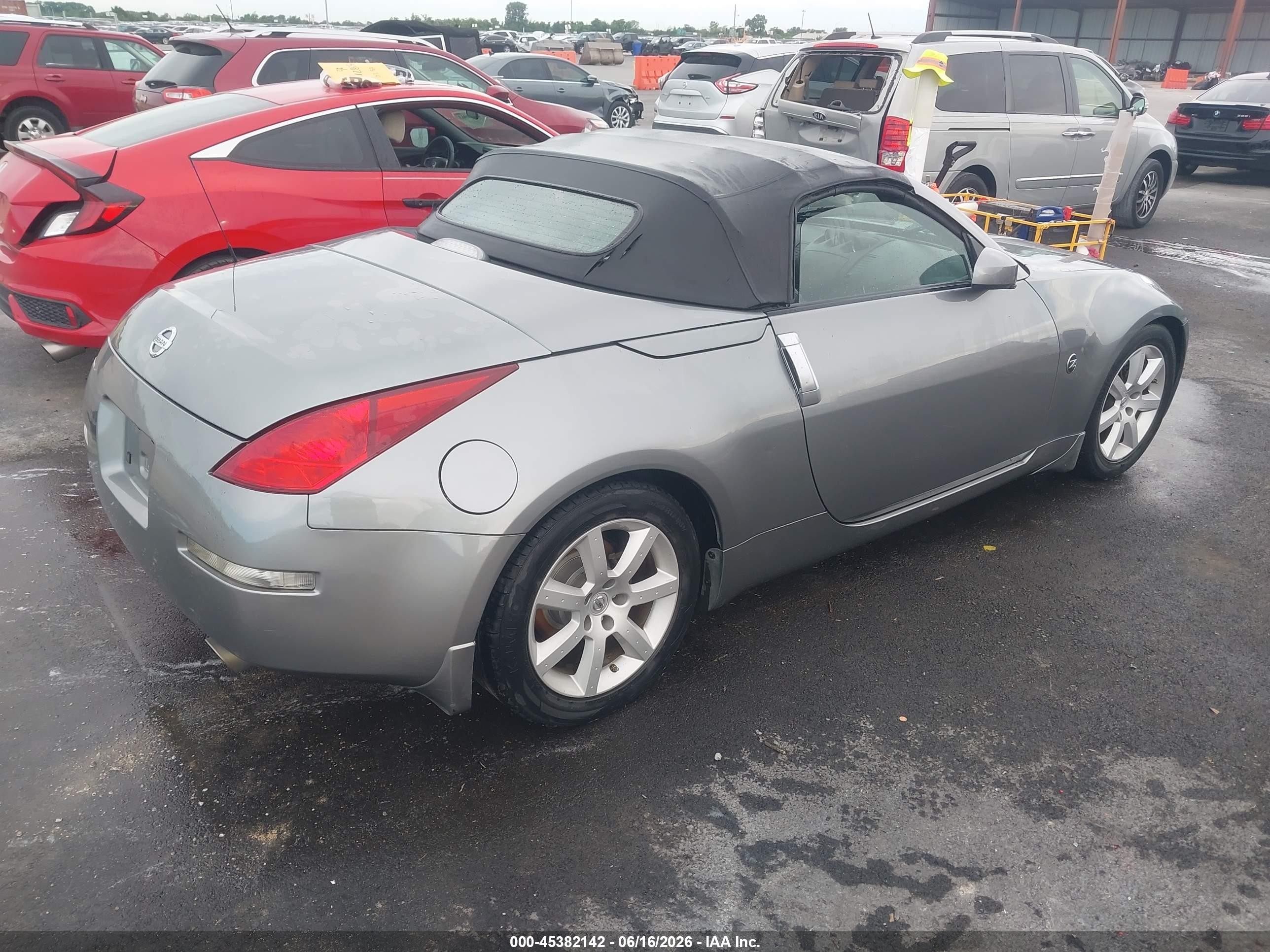 2005 Nissan 350z Touring Silver vin: JN1AZ36A45M754890