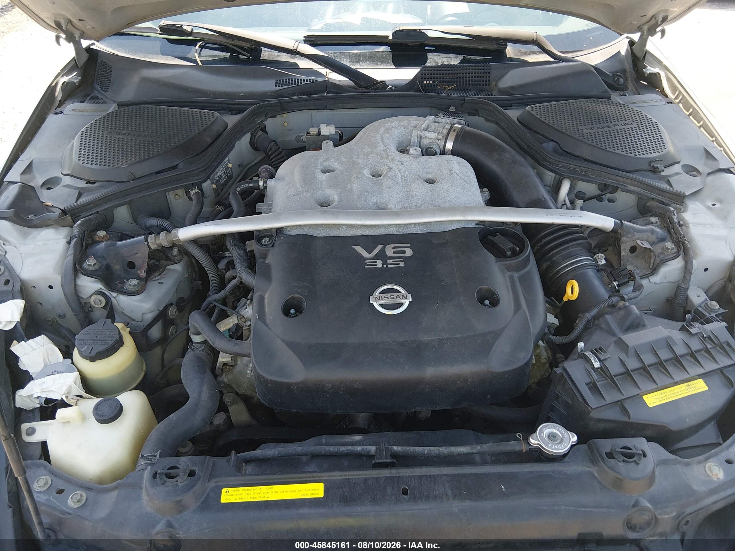 2006 Nissan 350z Enthusiast Gray vin: JN1AZ36A46M457782