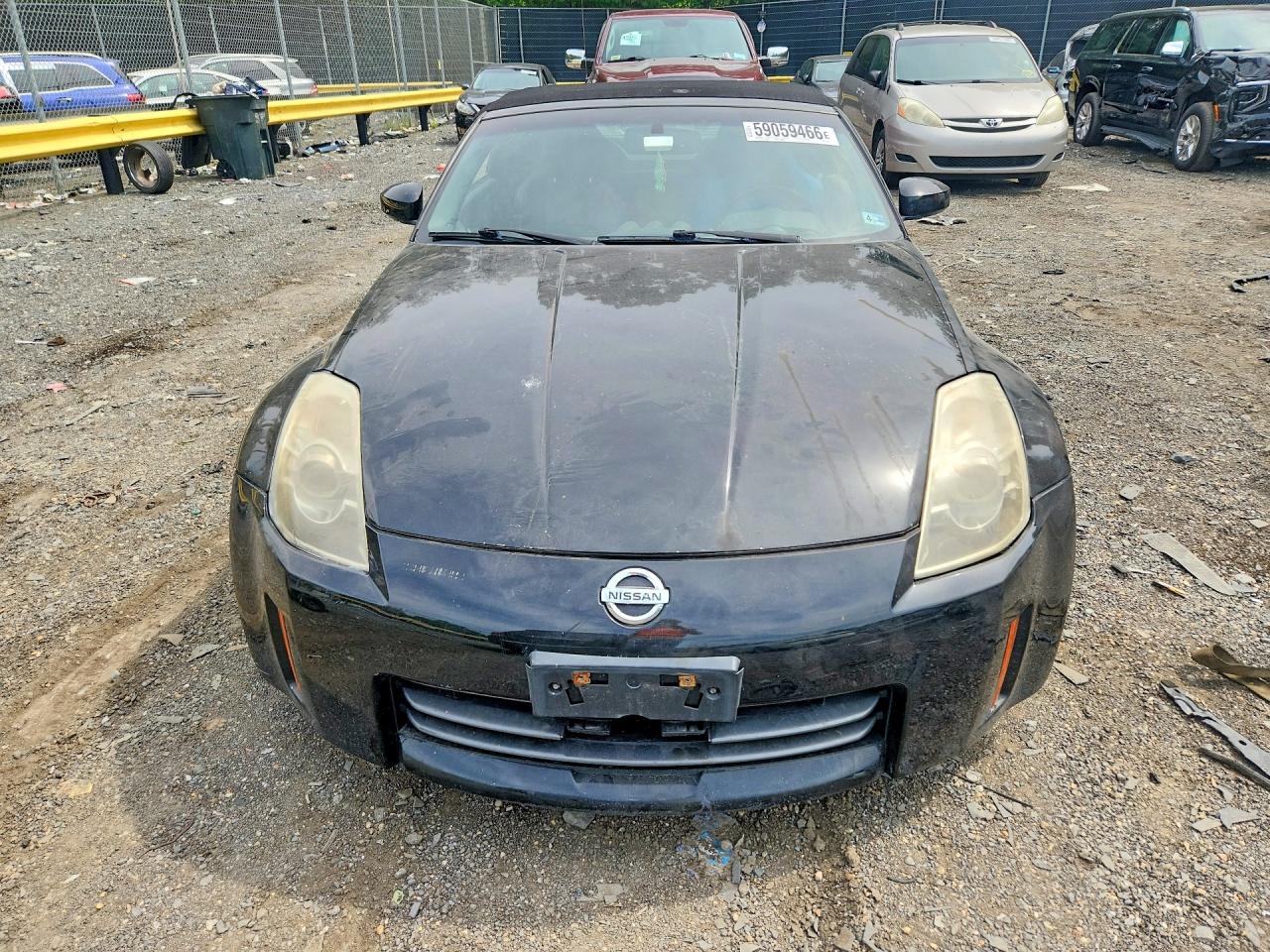 2006 Nissan 350z Roadster Black vin: JN1AZ36A56M453238
