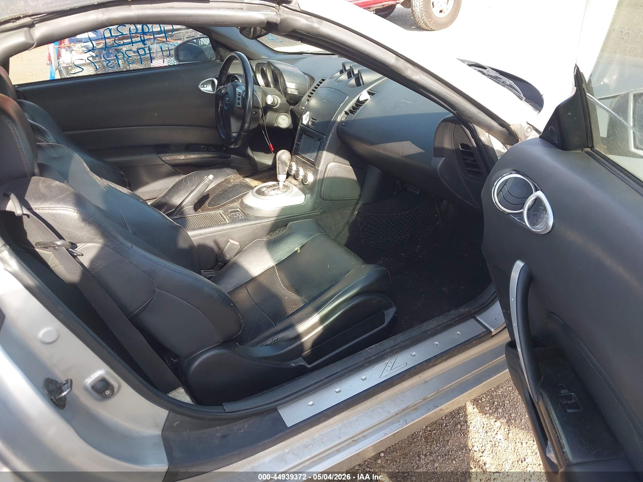 2006 Nissan 350z Touring Серебряный vin: JN1AZ36A56M453384