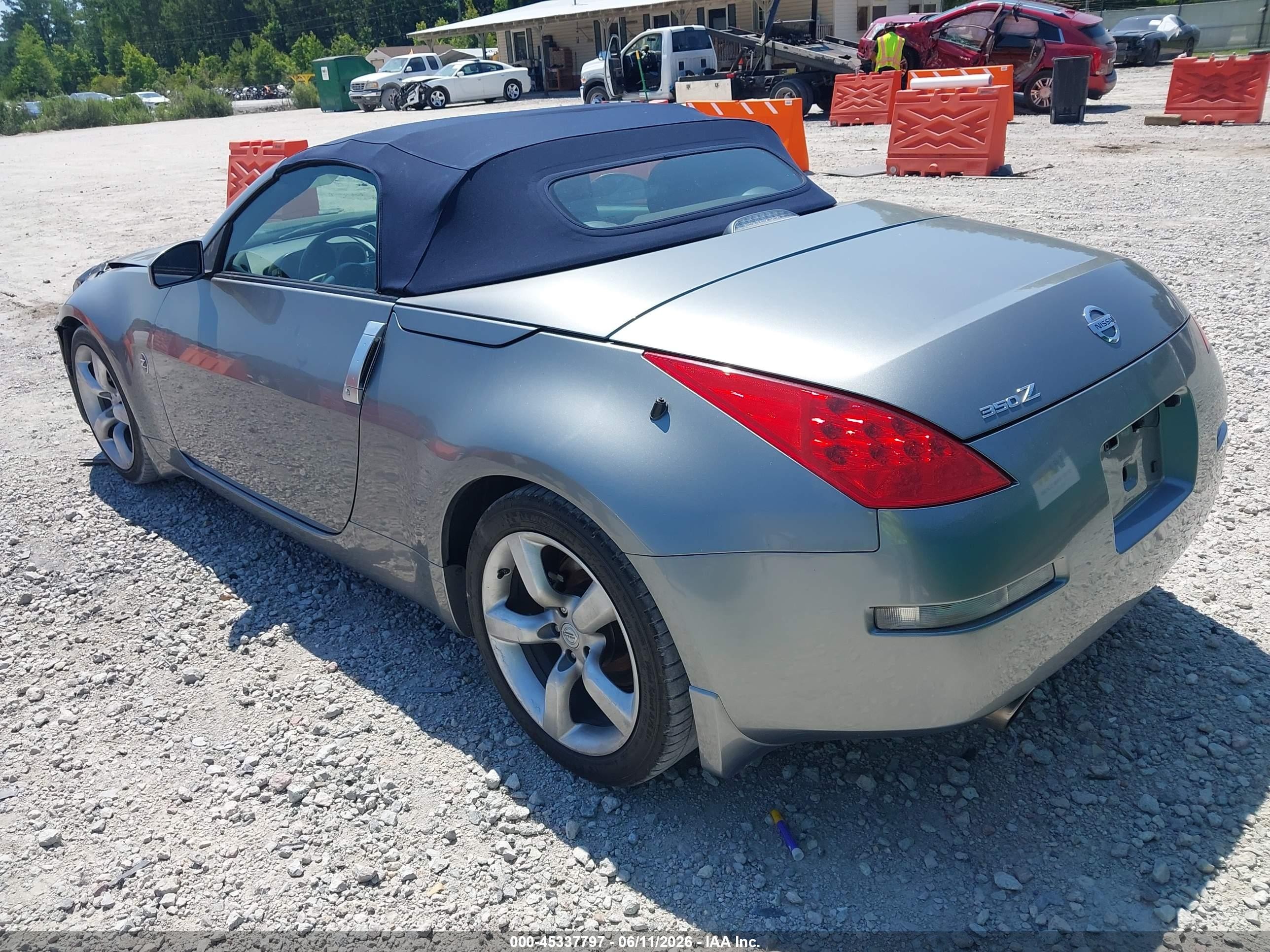 2006 Nissan 350z Touring Silver vin: JN1AZ36A56M455409