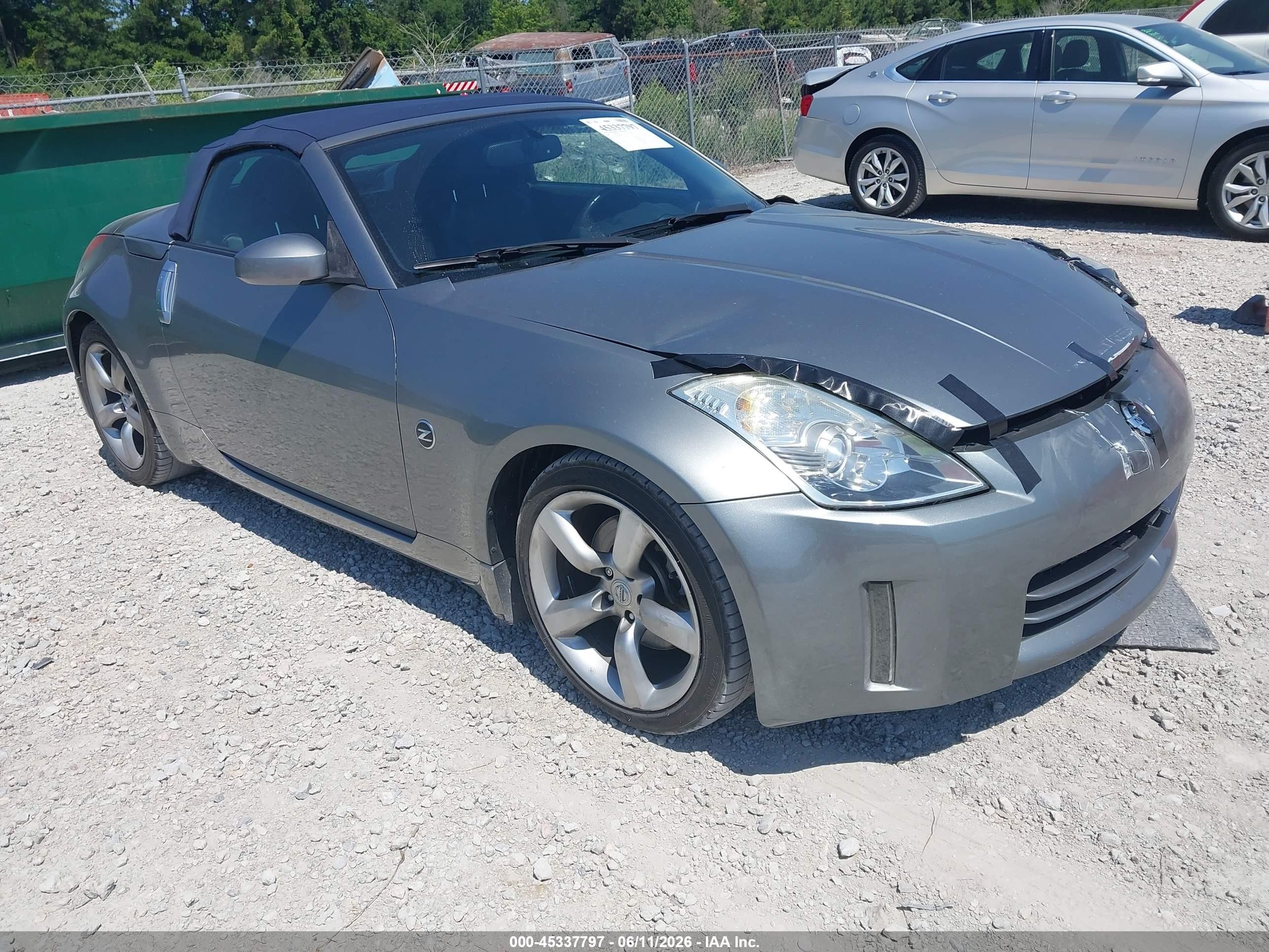2006 Nissan 350z Touring Silver vin: JN1AZ36A56M455409