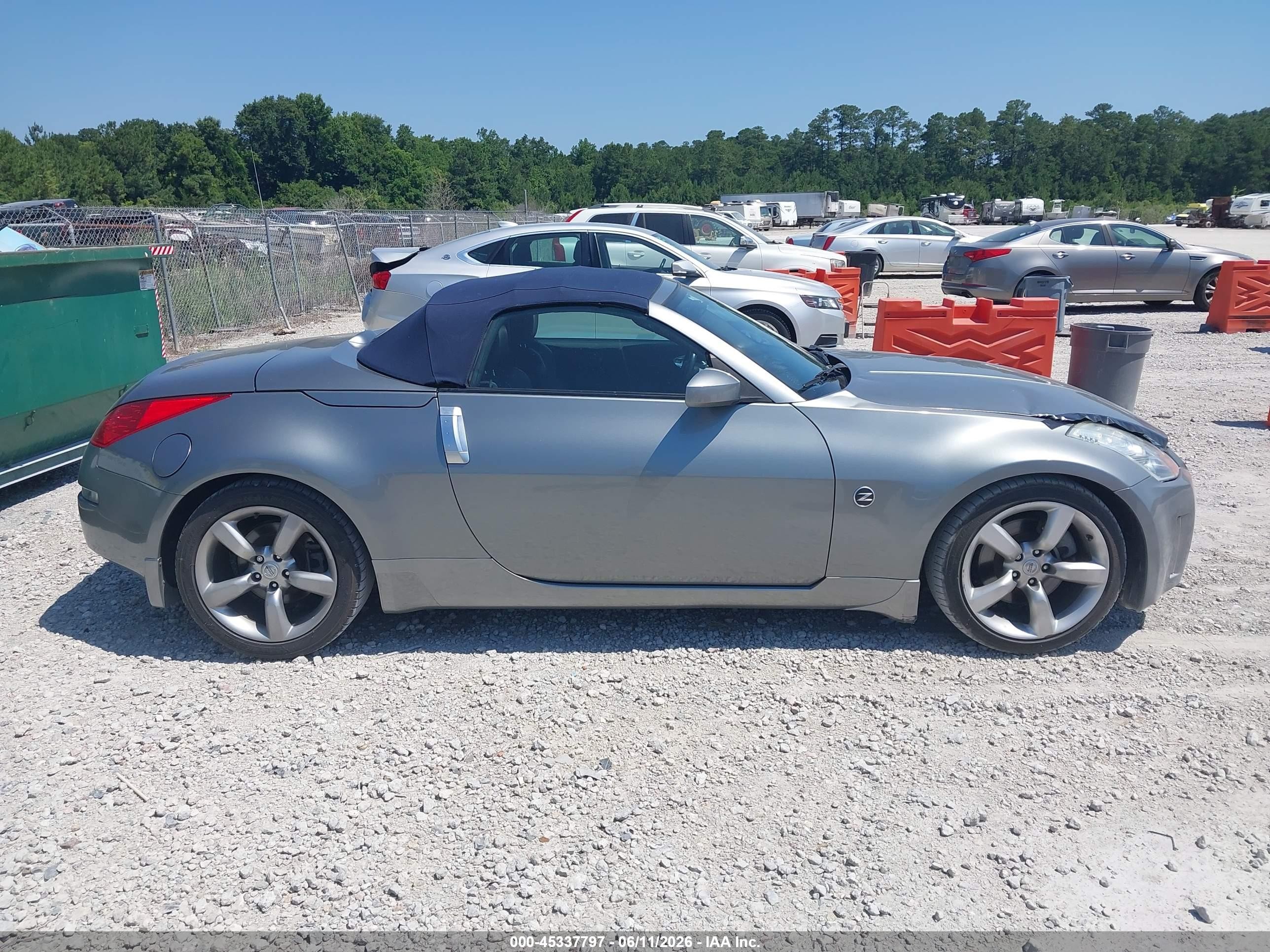 2006 Nissan 350z Touring Silver vin: JN1AZ36A56M455409