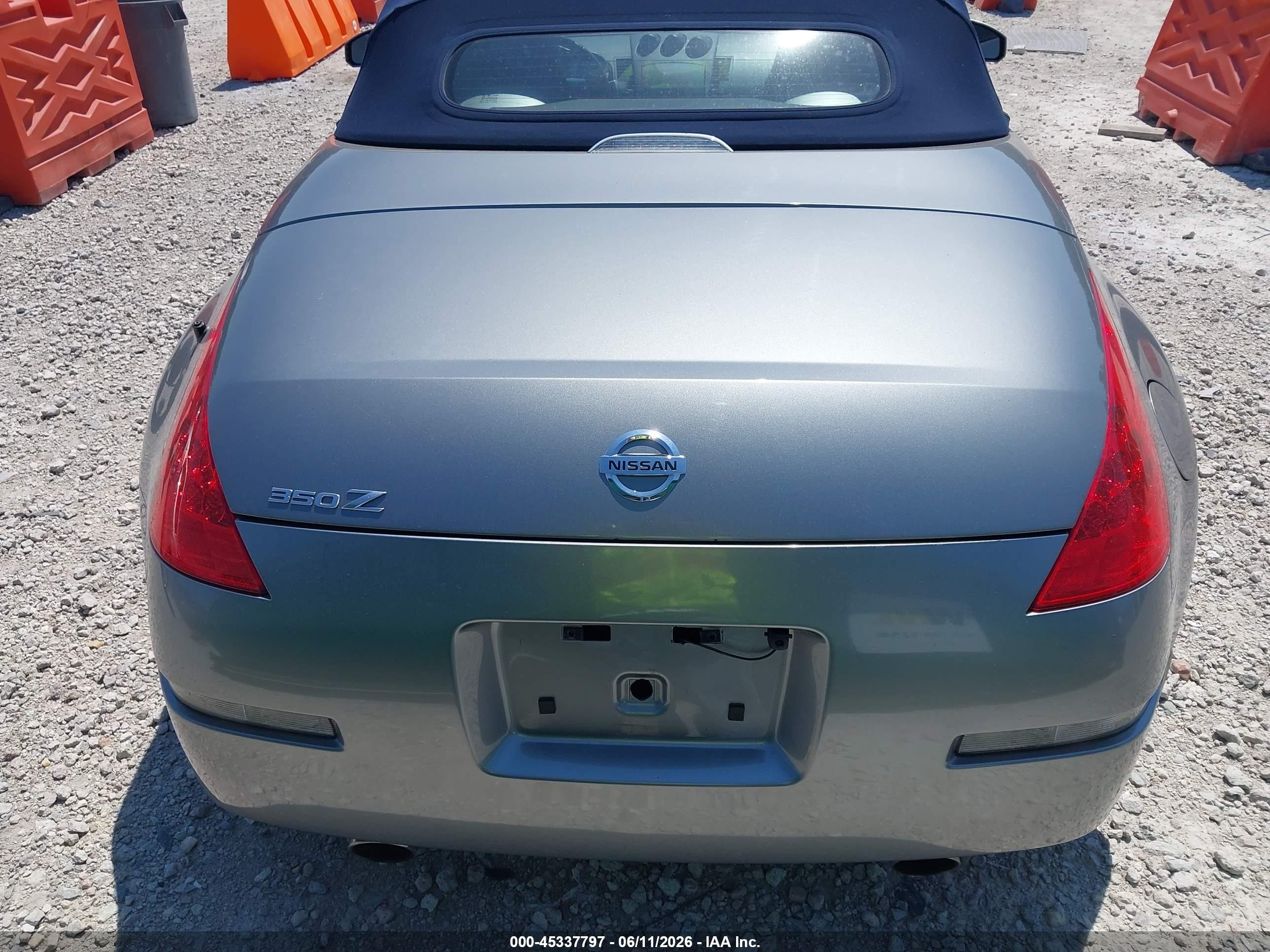 2006 Nissan 350z Touring Silver vin: JN1AZ36A56M455409