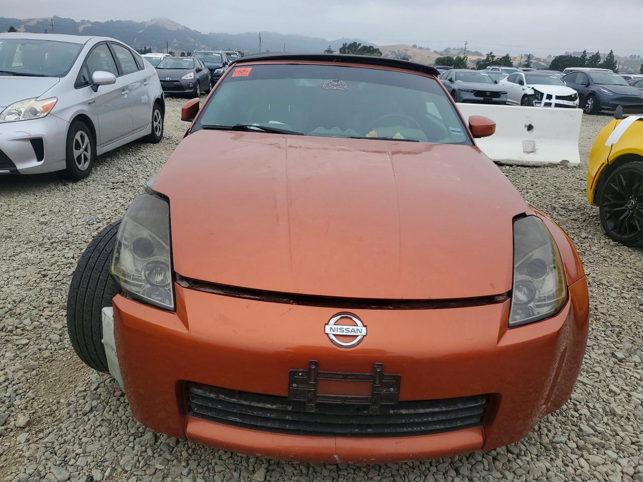 2005 Nissan 350z Roadster Orange vin: JN1AZ36A65M754244