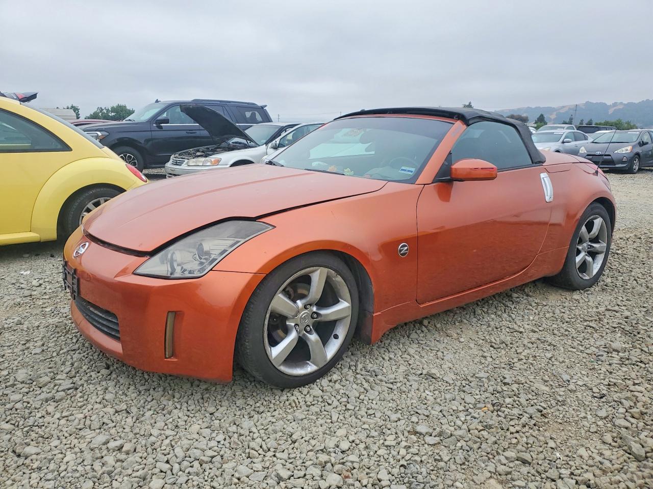 2005 Nissan 350z Roadster Orange vin: JN1AZ36A65M754244